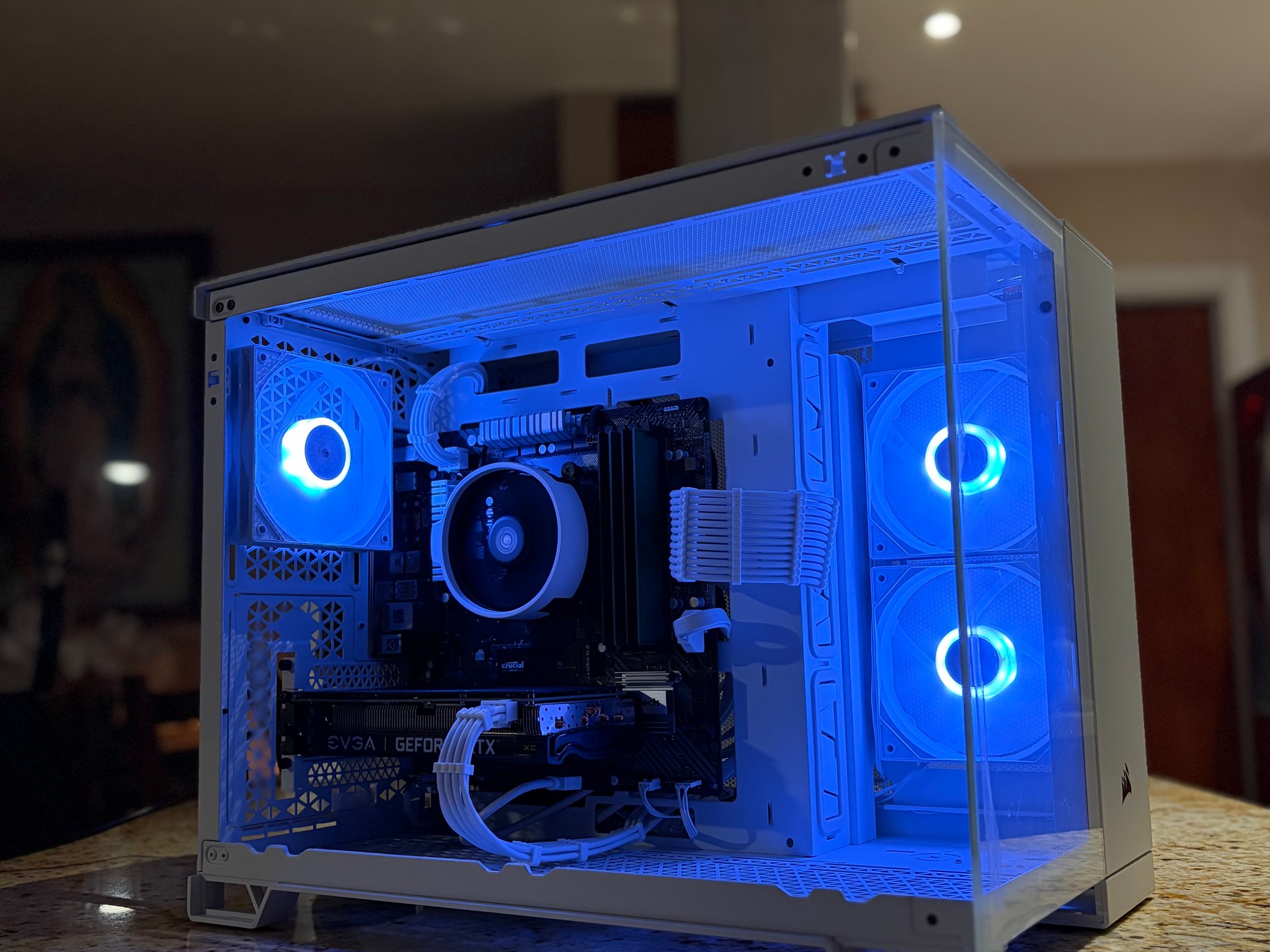 White Gaming PC | 3060TI | Ryzen 5 5500 | 16GB RAM | 1TB SSD | Wi-fi + BT
