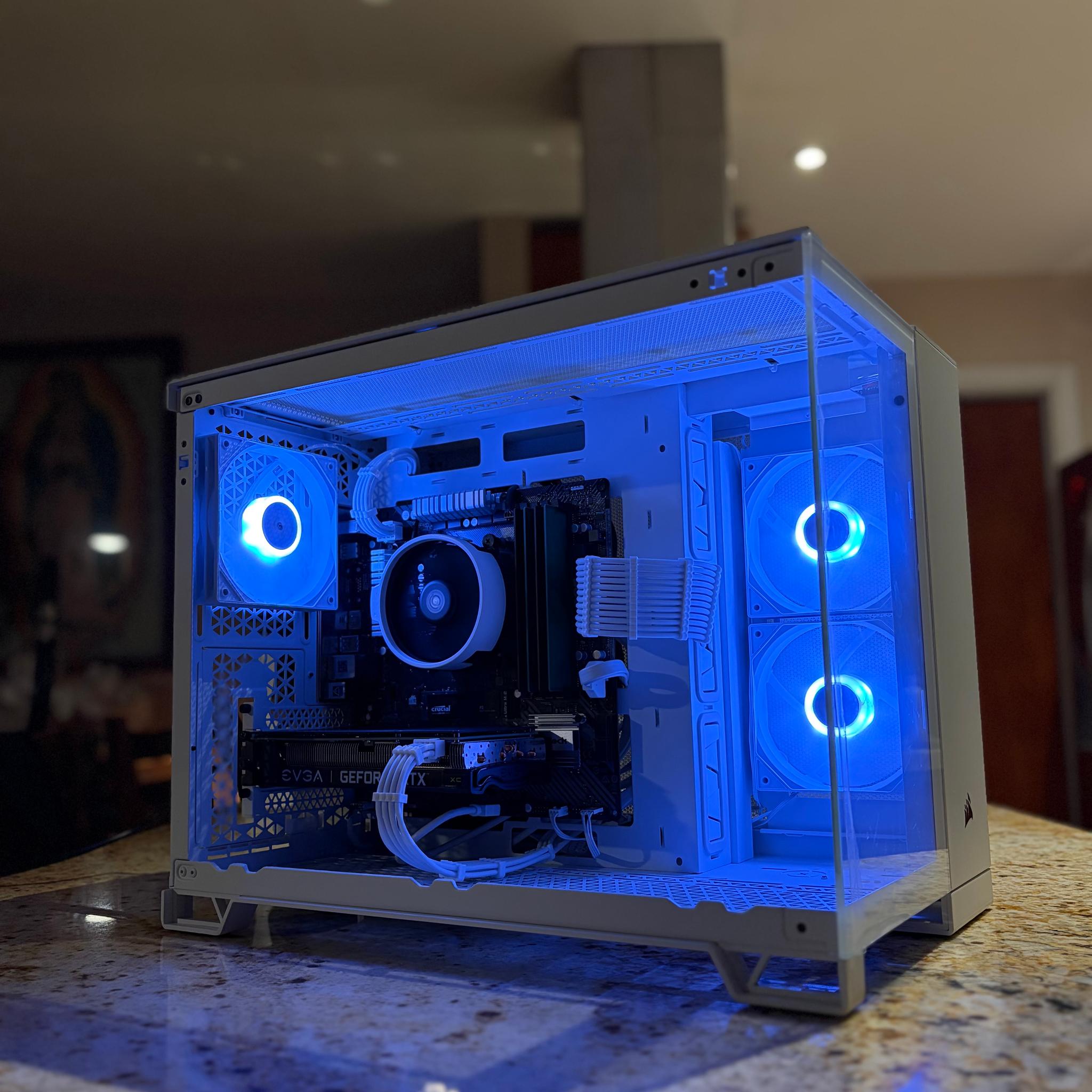 White Gaming PC | 3060TI | Ryzen 5 5500 | 16GB RAM | 1TB SSD | Wi-fi + BT