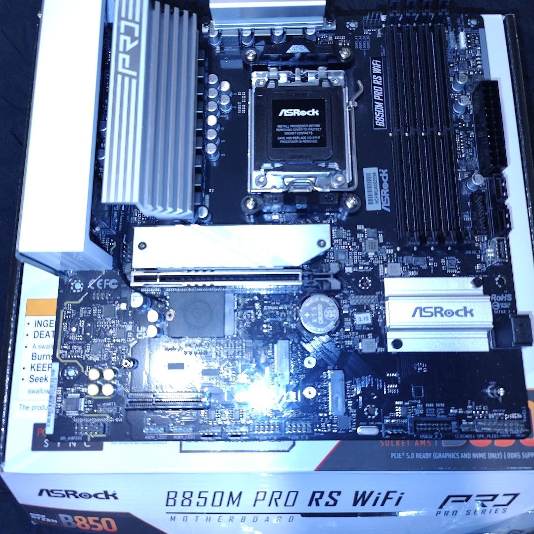 AsRock B850M Pro RS WIFI, Used (Like New)