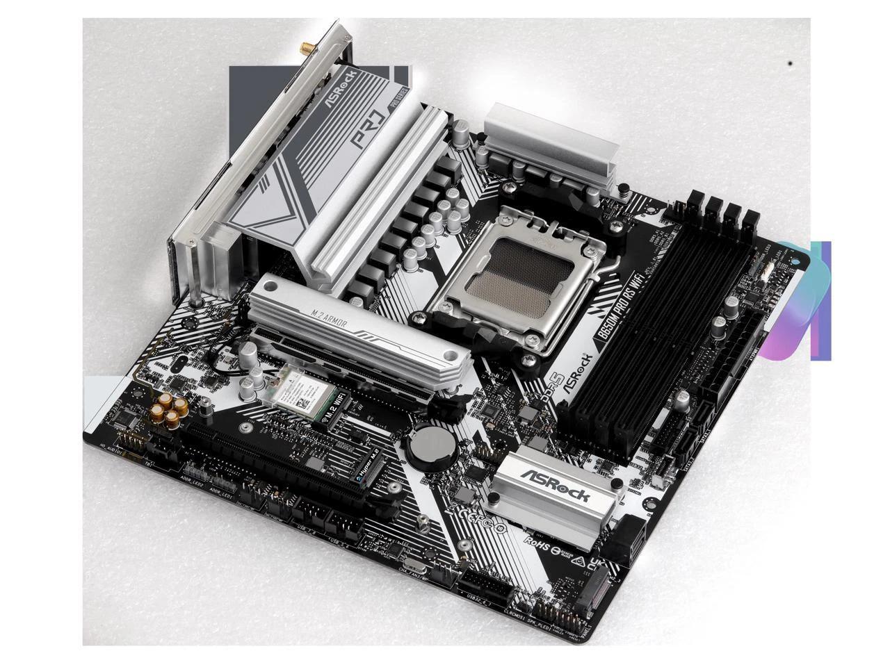ASRock B650M Pro RS WiFi AM5 AMD B650 Micro ATX Motherboard *Brand New*