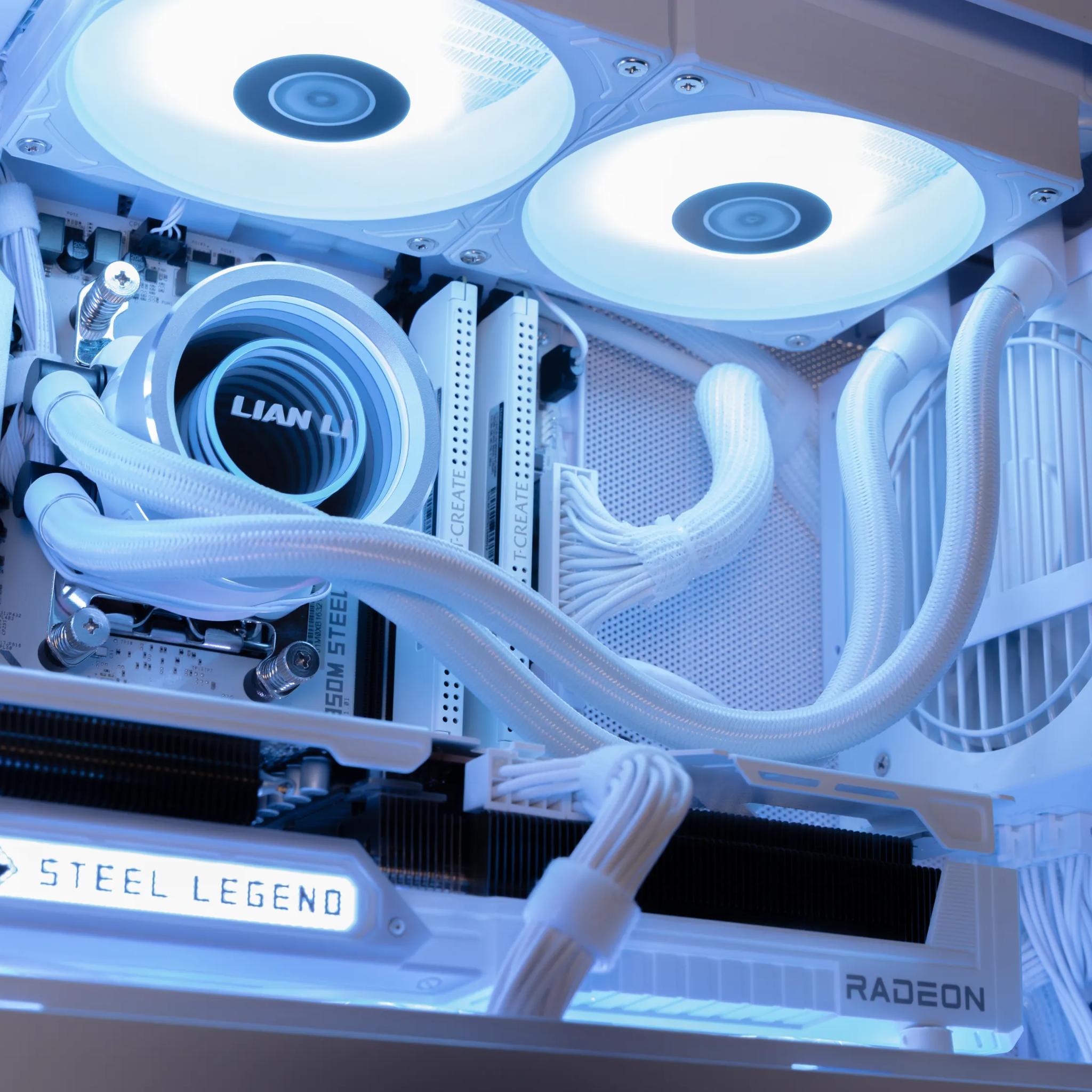 ✴ White Blade ✴ RX 9070XT / AMD R5 9600X / 1TB NVME / 32GB DDR5 RAM / 240 AIO / Windows 11 Pro