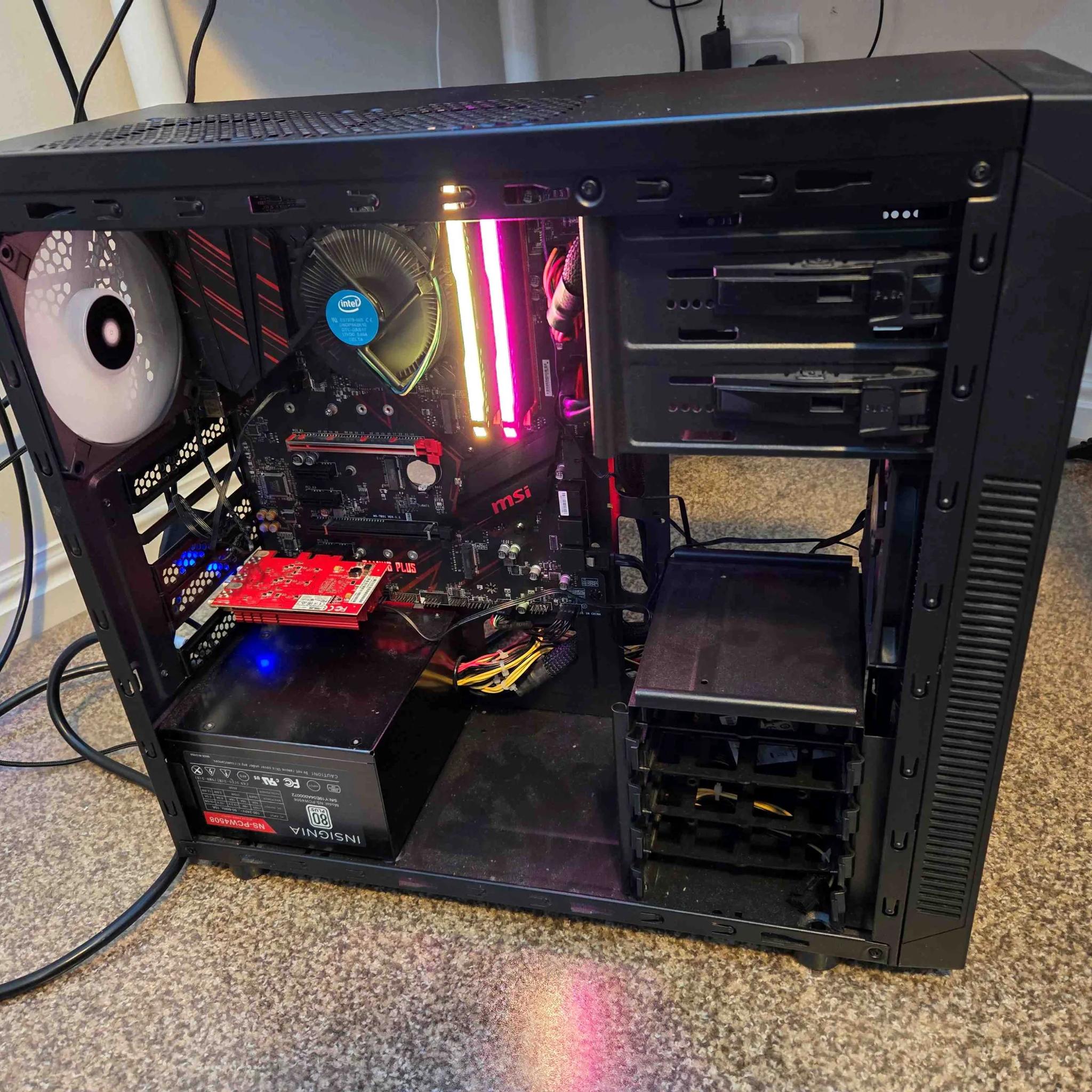 Black, Red, and RGB: i7, 16Gb RGB RAM, 1Tb SSD, Wi-Fi