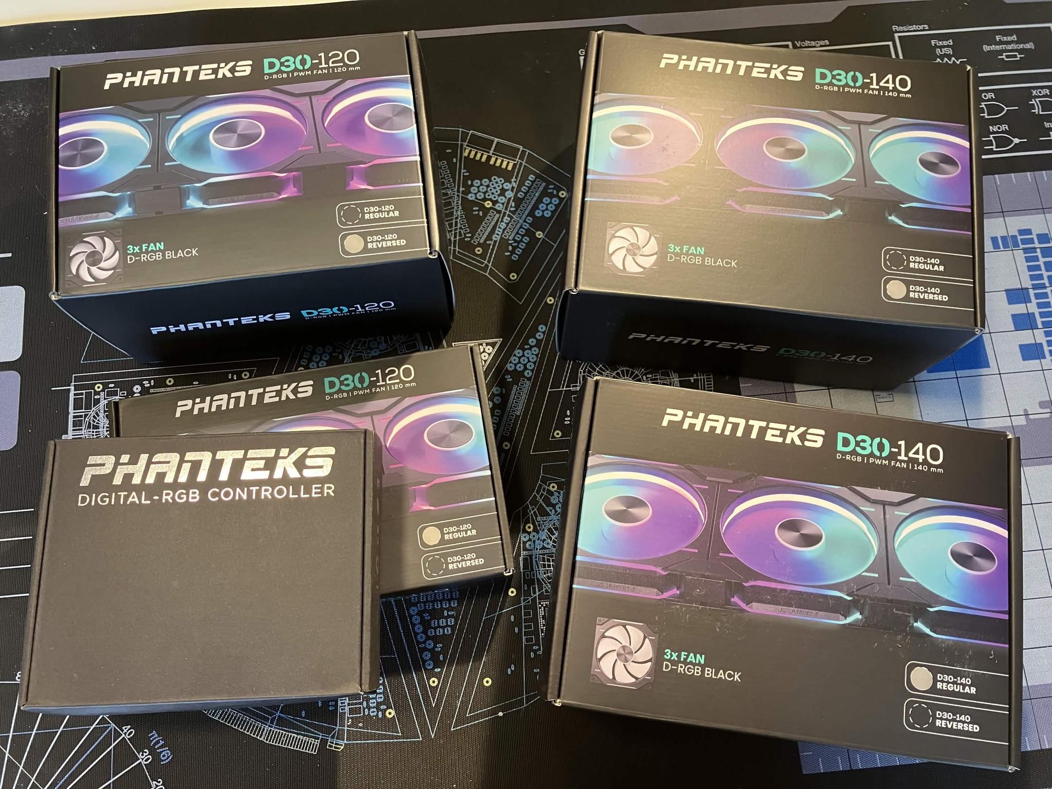 Phanteks D30 RGB Bundle
