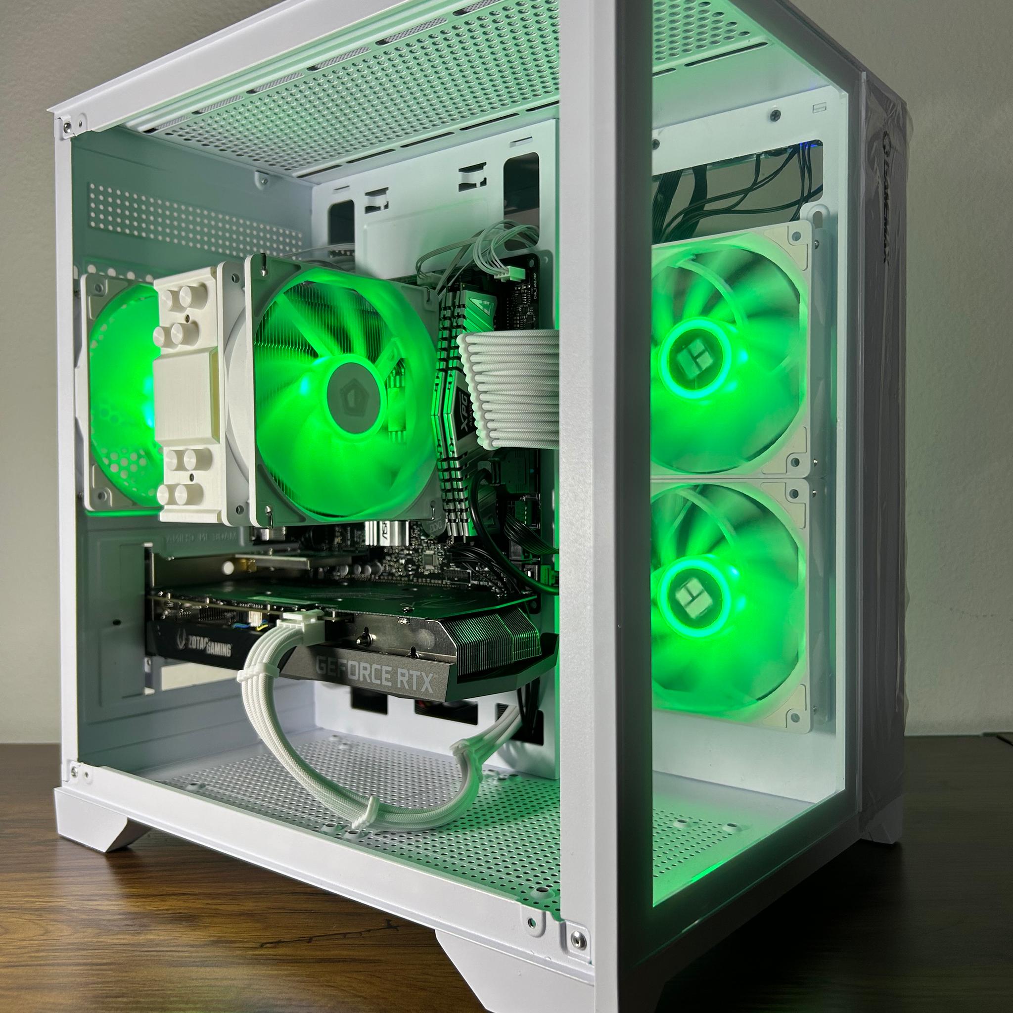 Beast White Gaming PC (RTX 3060, i7)