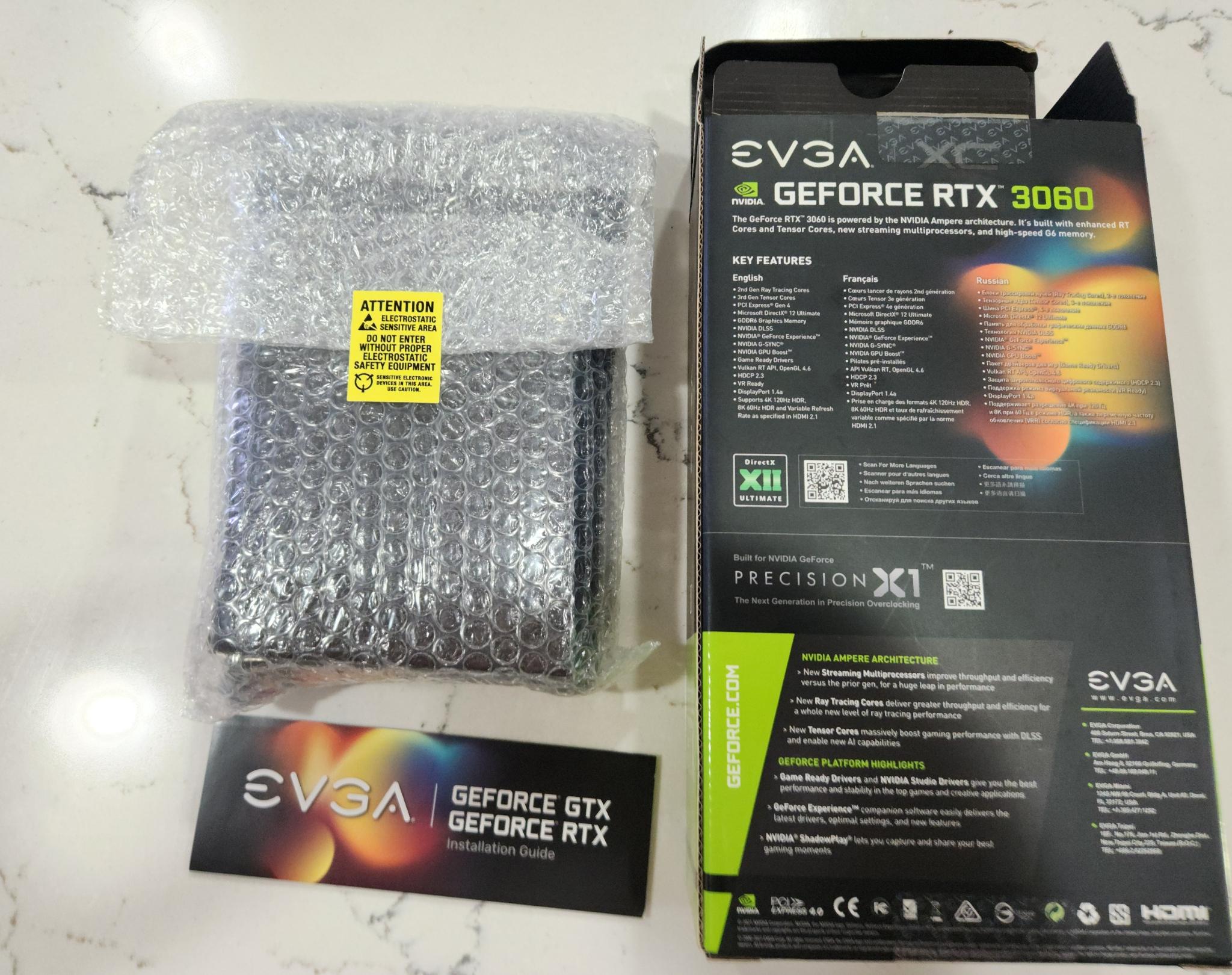 EVGA XC GAMING GeForce RTX 3060 12GB