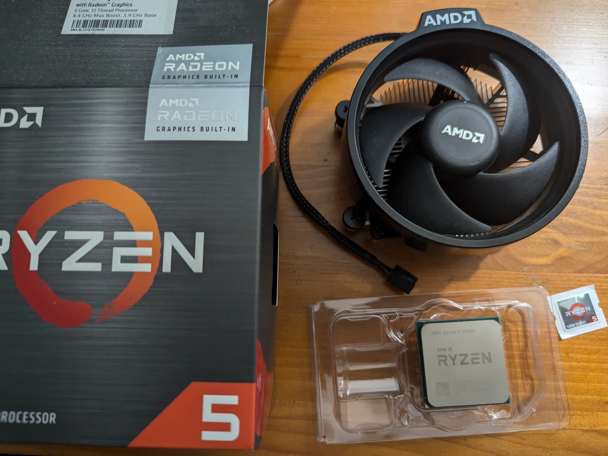 AMD Ryzen 5 5600g and olyo 16gb cl 18 3600mhz
