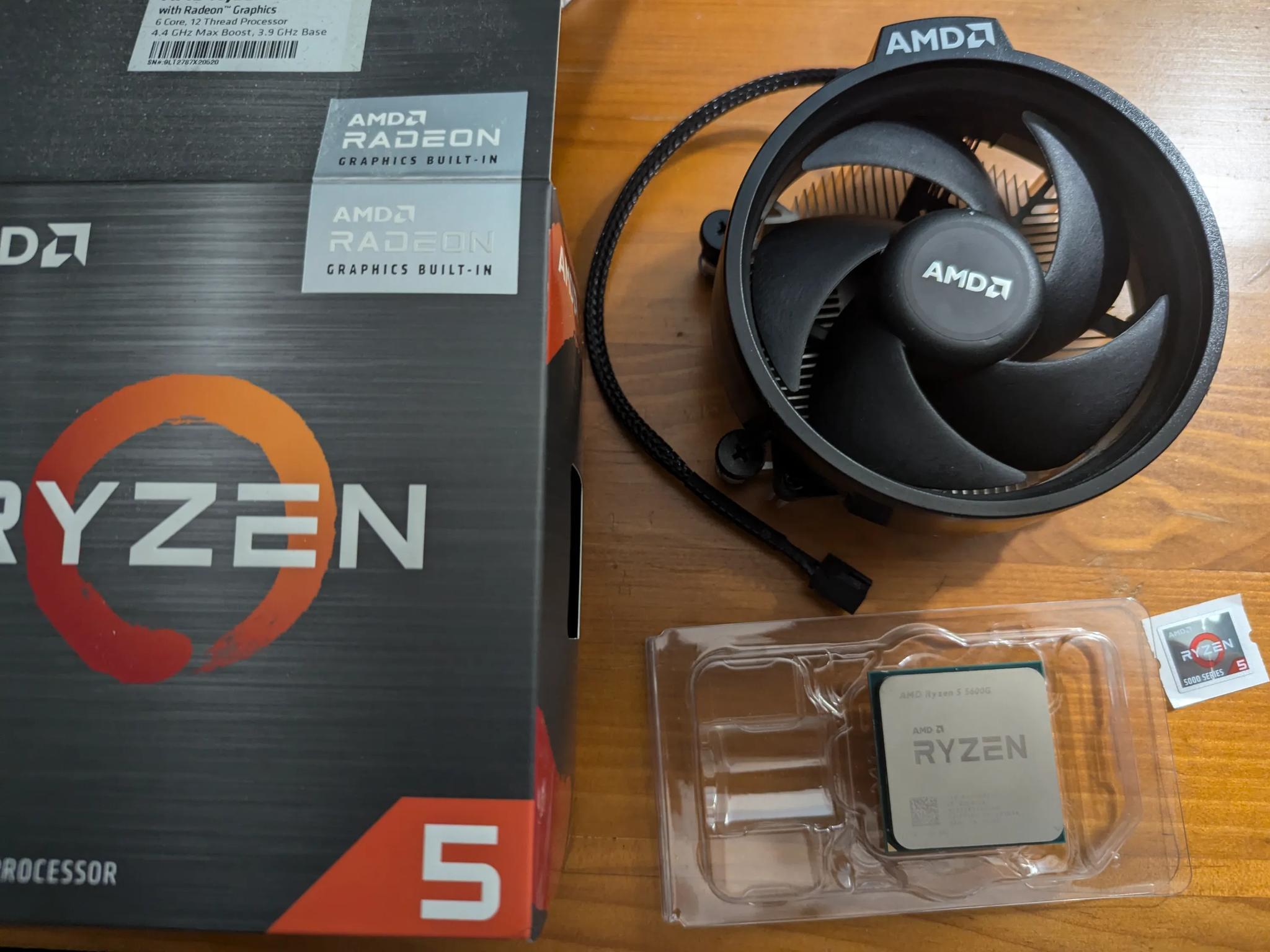 AMD Ryzen 5 5600g and olyo 16gb cl 18 3600mhz
