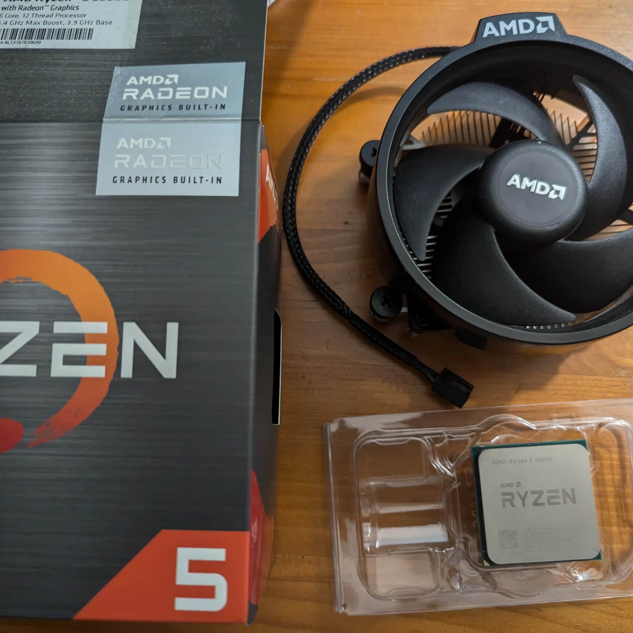 AMD Ryzen 5 5600g and olyo 16gb cl 18 3600mhz