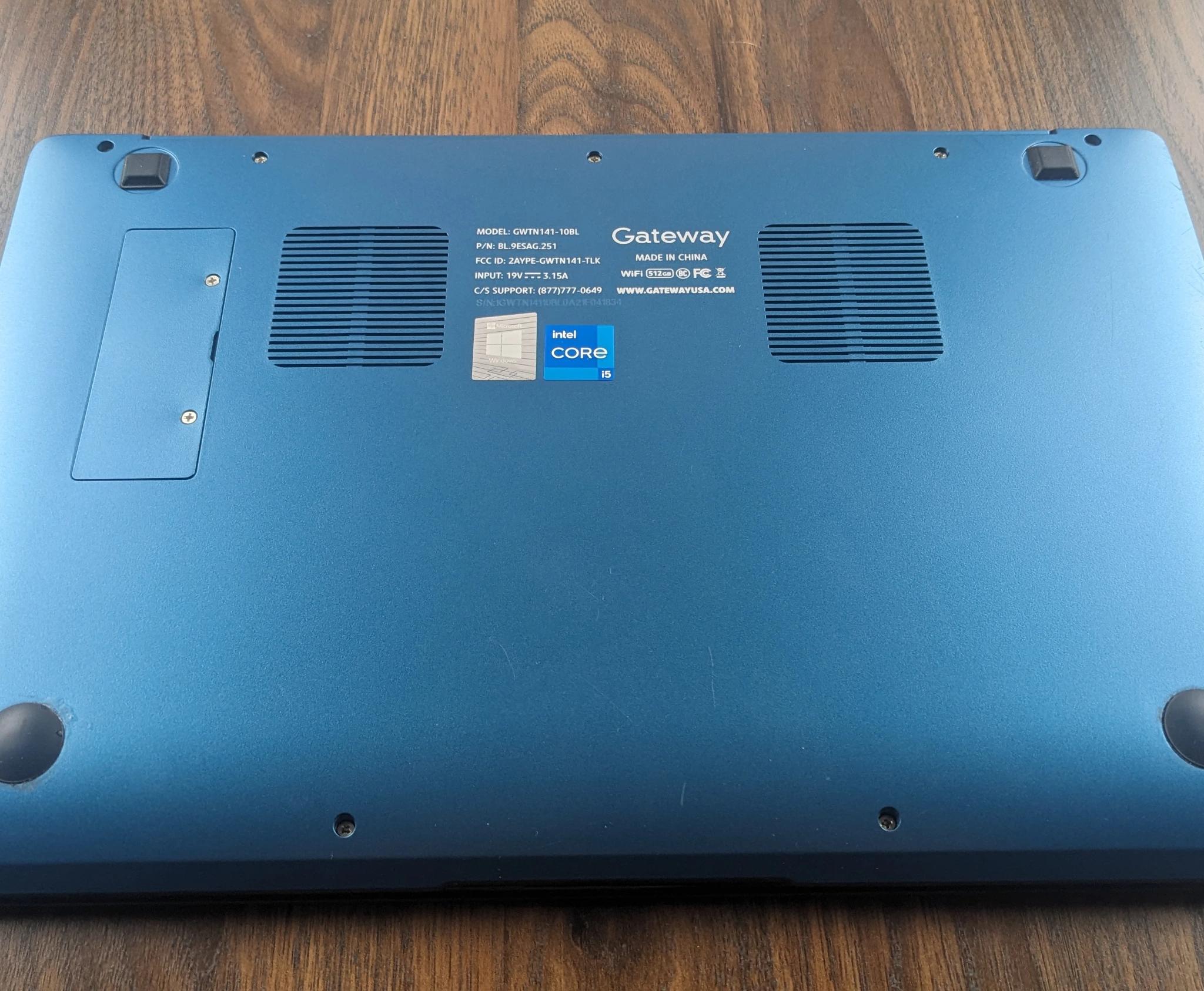 14" Gateway, Glass, Metal Top,  i5-1135g7, Xe Graphics, 16GB DDR4, 512GB SSD