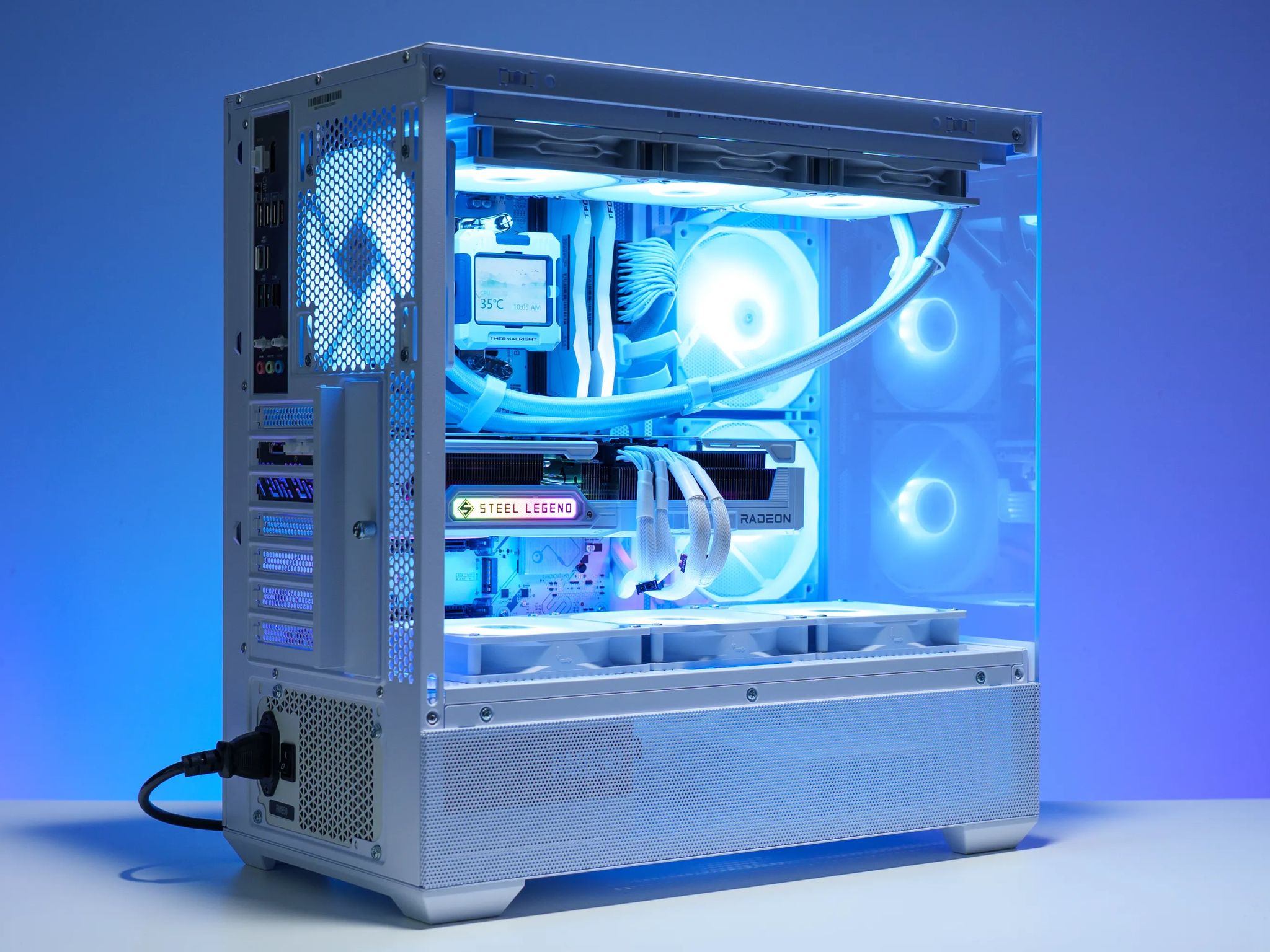 9800X3D/9070 XT All White Gaming PC | 32GB DDR5 | 2TB Samsung m.2 | 360 AIO
