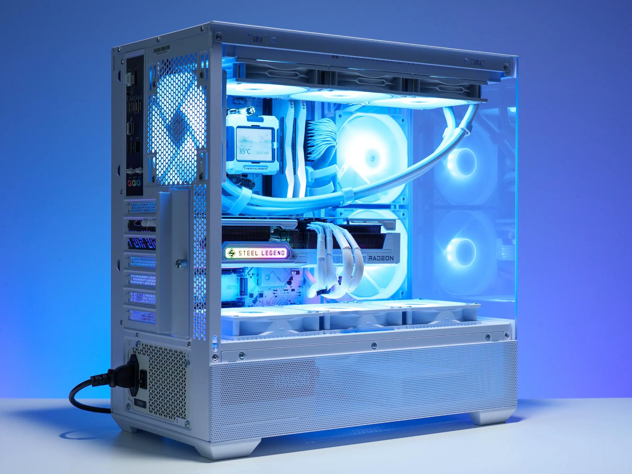 9800X3D/9070 XT All White Gaming PC | 32GB DDR5 | 2TB Samsung m.2 | 360 AIO