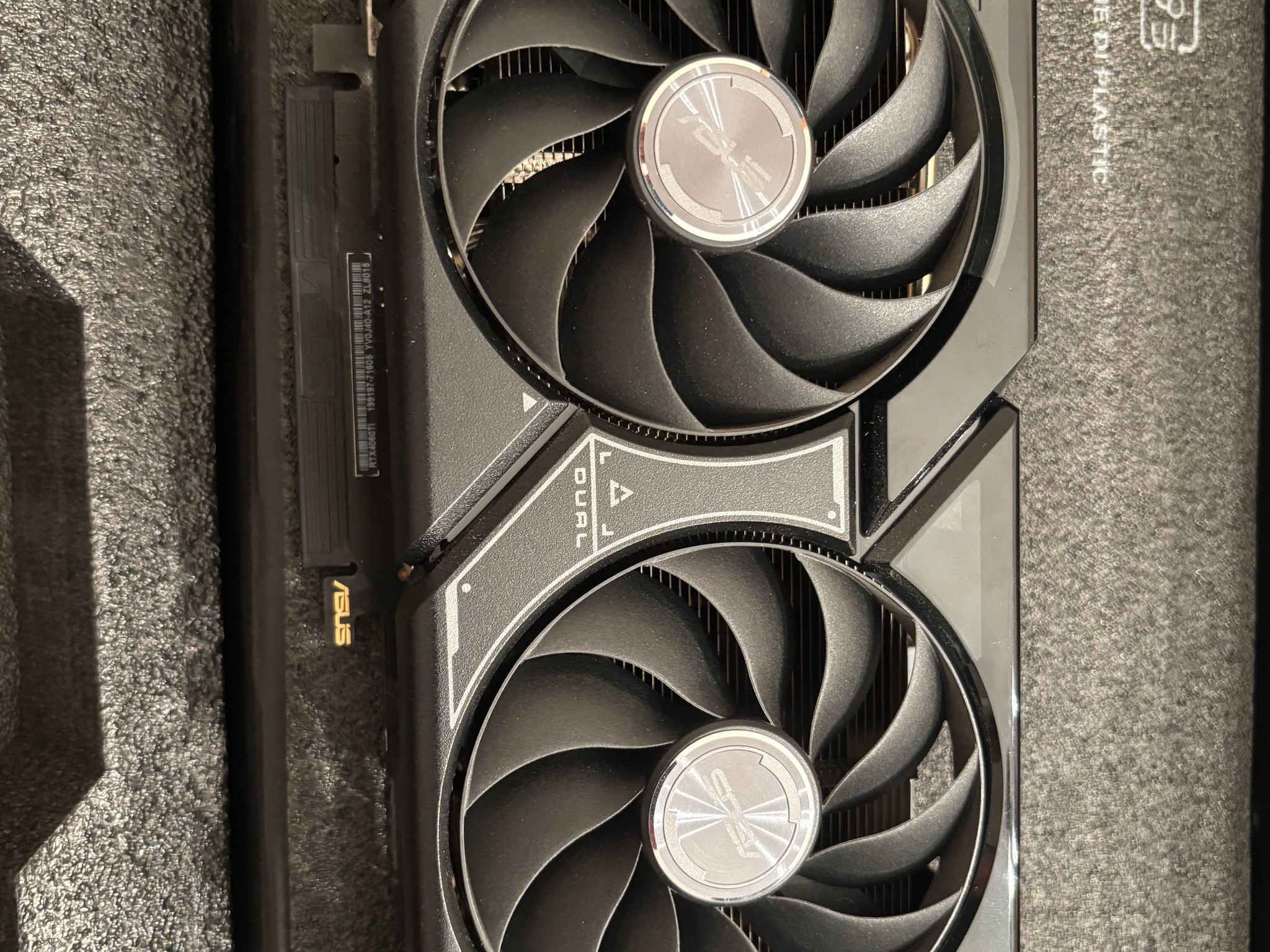 ASUS Dual GeForce RTX 4060 Ti OC Edition 8GB GDDR6. Barley used, kept in box