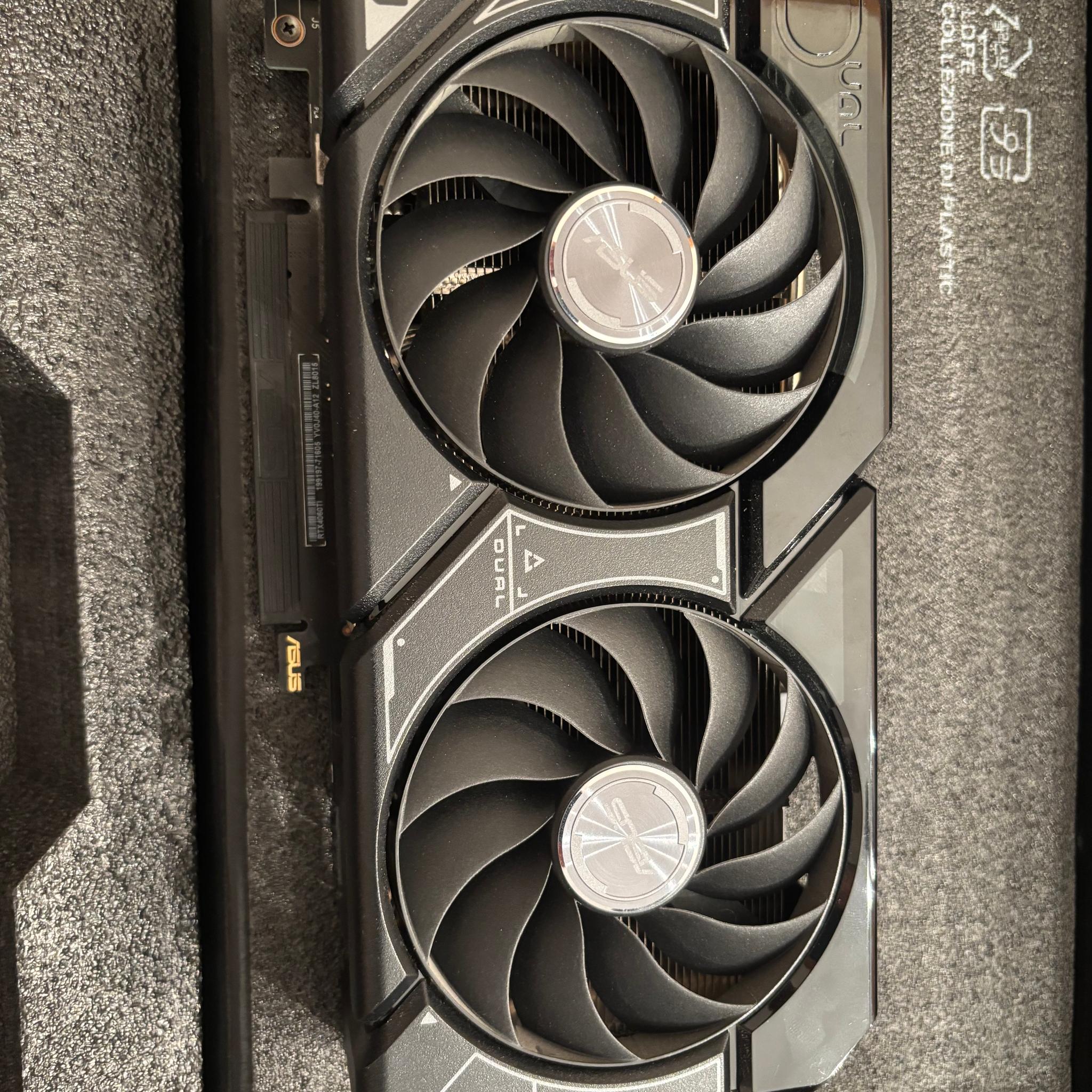 ASUS Dual GeForce RTX 4060 Ti OC Edition 8GB GDDR6. Barley used, kept in box