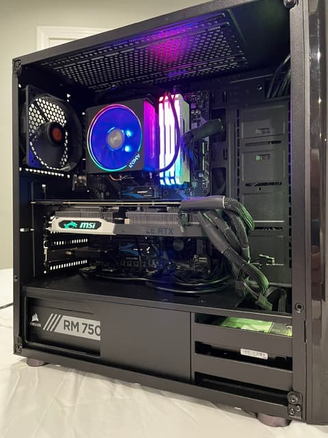 GeForce RTX 2070 Super Custom Gaming PC - Ryzen 7 3700X, 32GB, 3TB (2SSD +1HDD), WiFi 6
