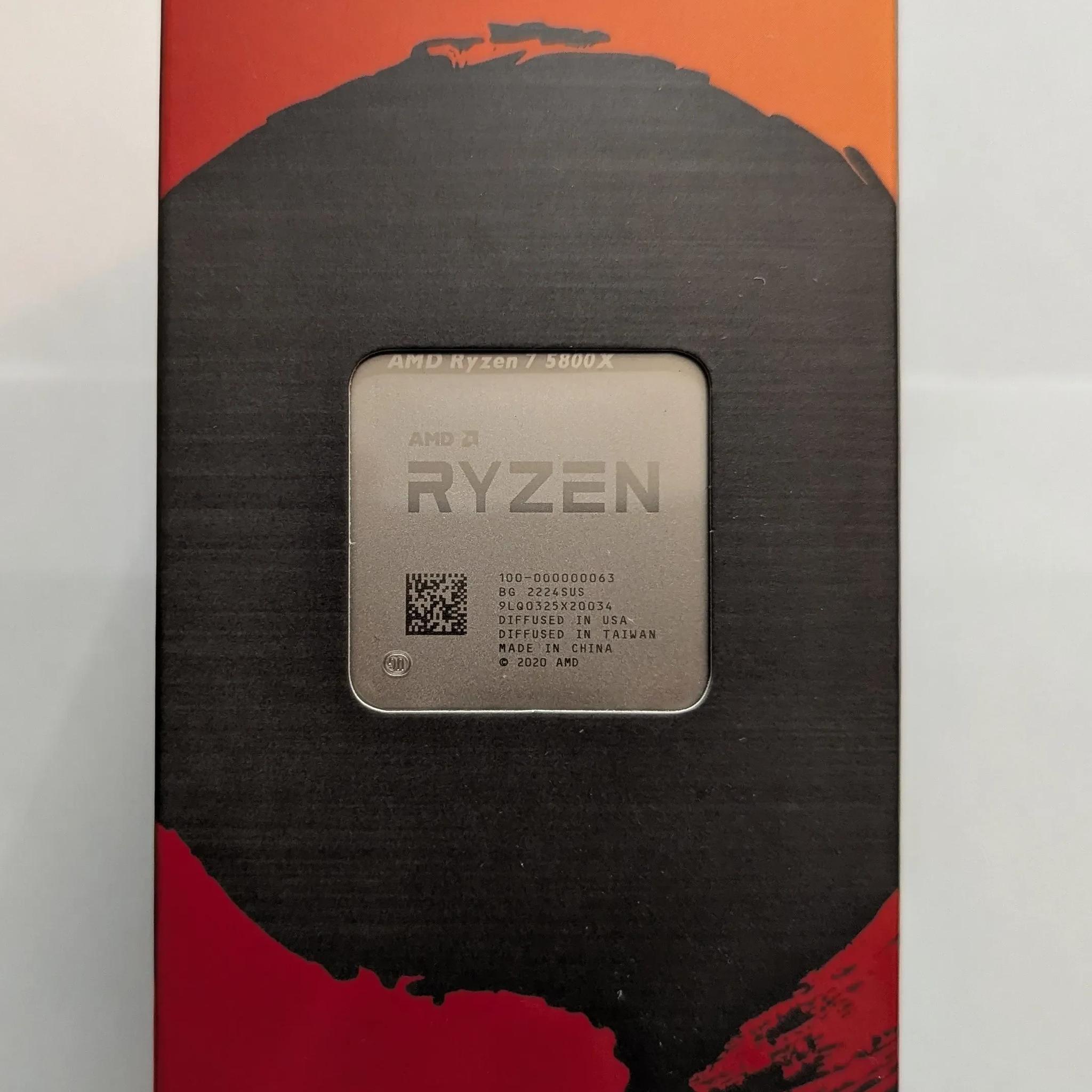 AMD Ryzen 7 5800X AM4 8-Core Processor BNIB + G.SKILL TridentZ RGB 64GB (2 x 32GB) DDR4 3600Mhz