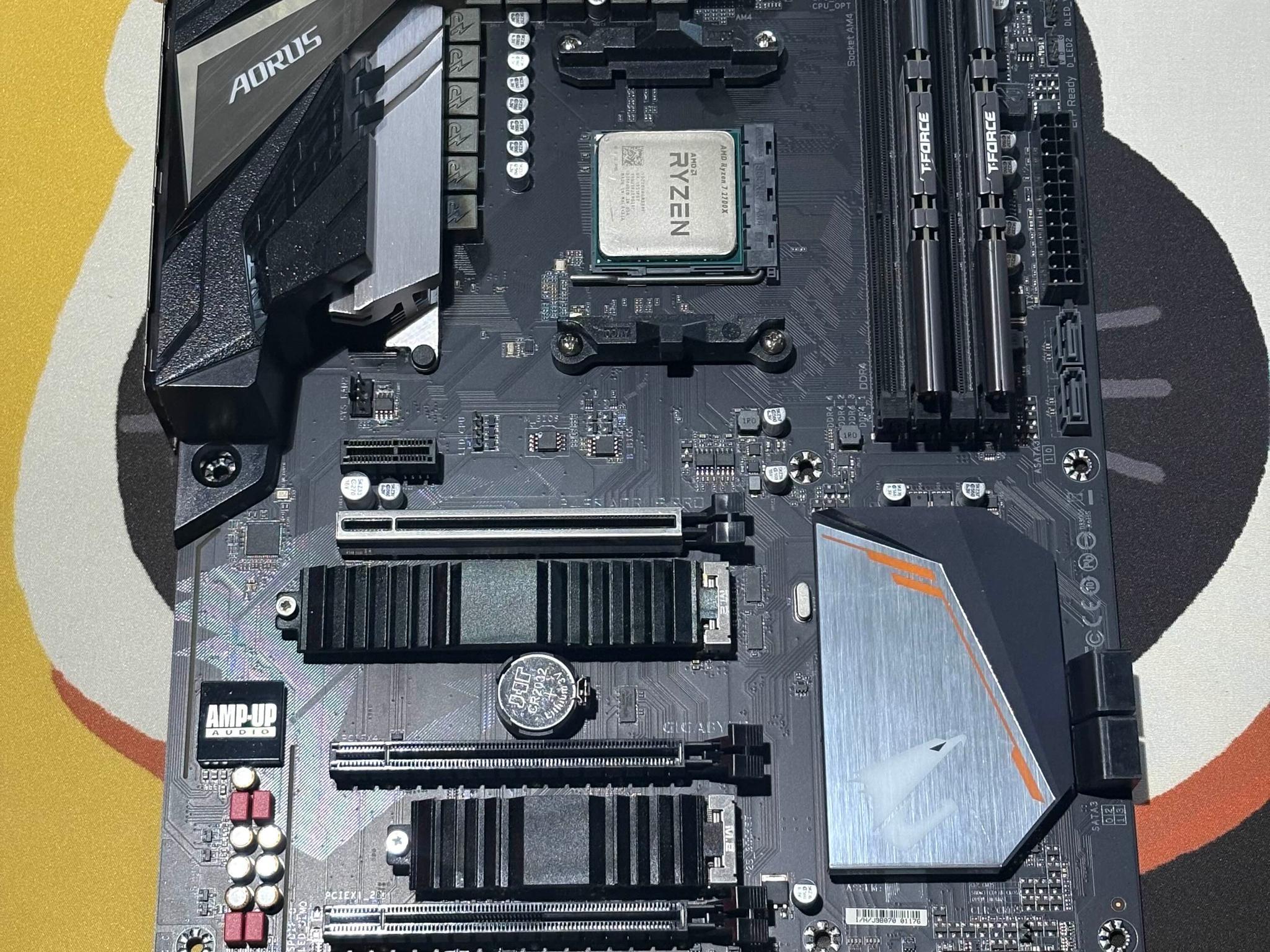 Aorus B450 Pro Wifi, Ryzen 7 2700x, T-Force 2x8GB | Jawa
