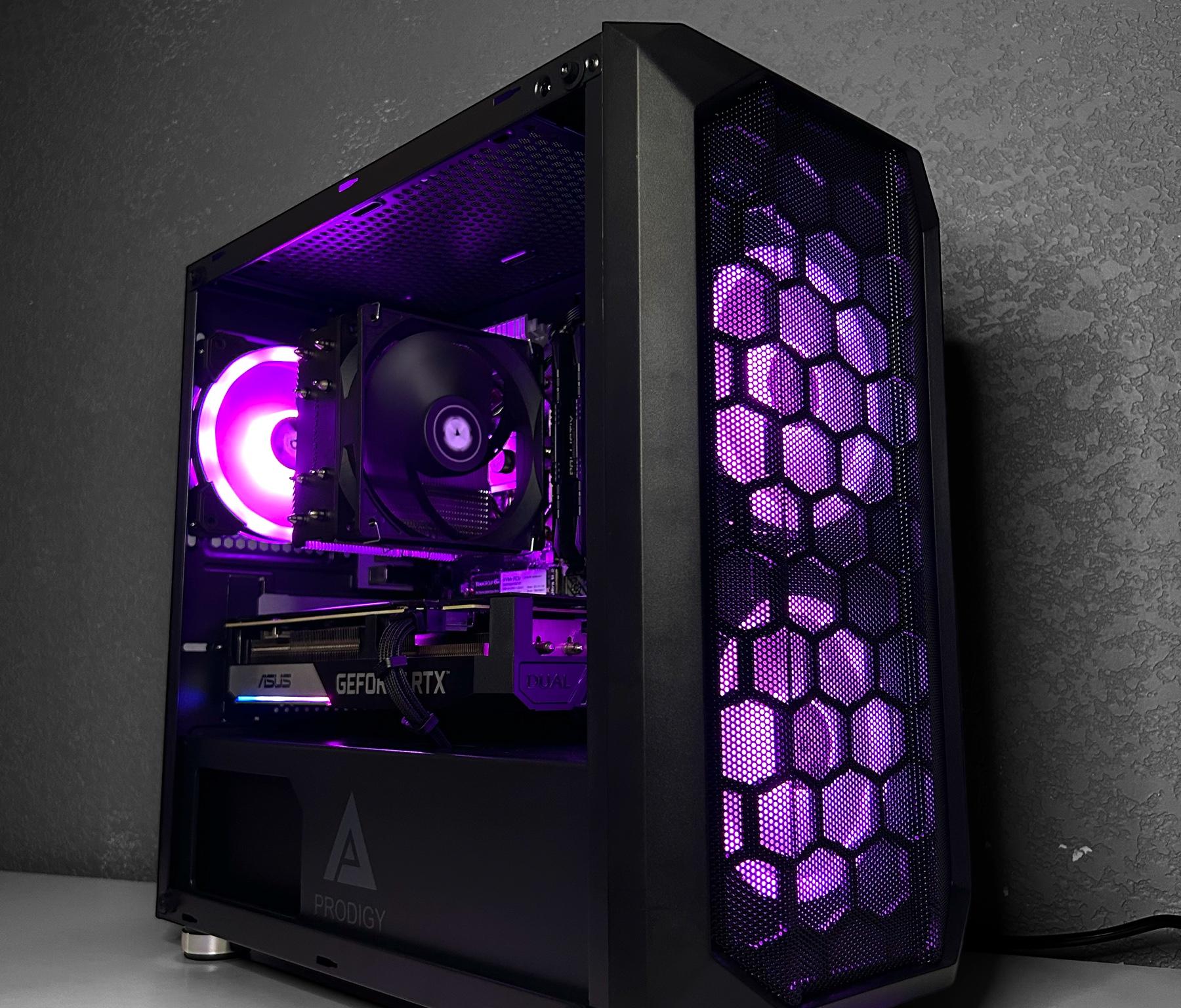 ⚫️🟣⚫️ | RTX 3060 Ti | Ryzen 5 5600 | 16GB Crucial Ballistix 3200Mhz