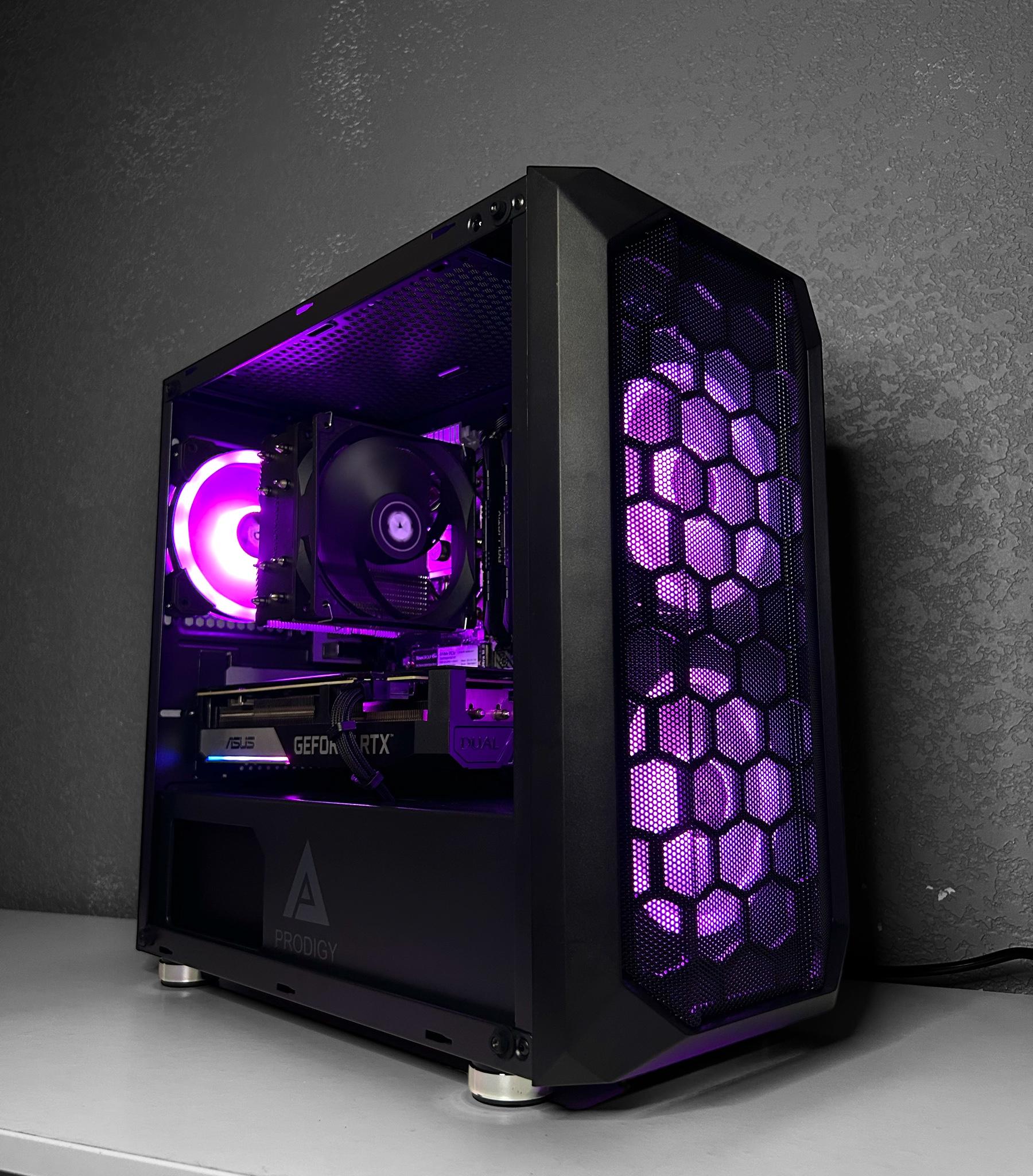 ⚫️🟣⚫️ | RTX 3060 Ti | Ryzen 5 5600 | 16GB Crucial Ballistix 3200Mhz