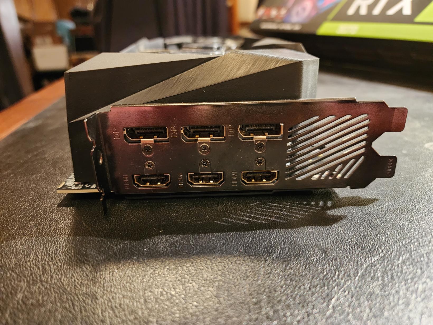3070 Gigabyte Aorus Master w/LCD screen (extremely unique) please watch attached video