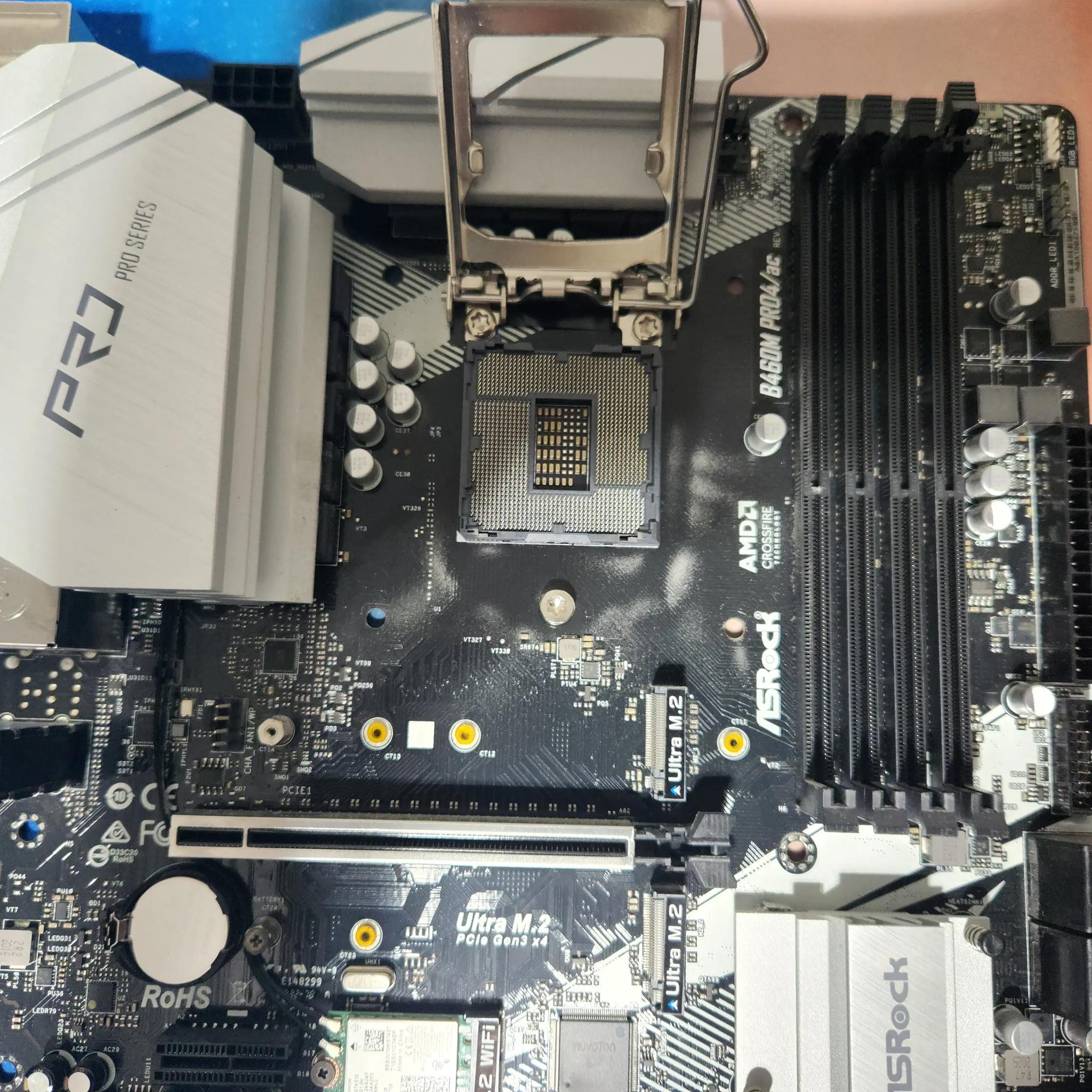 ASROCK B460M PRO4/AC micro ATX Motherboard Intel B460 Socket LGA1200