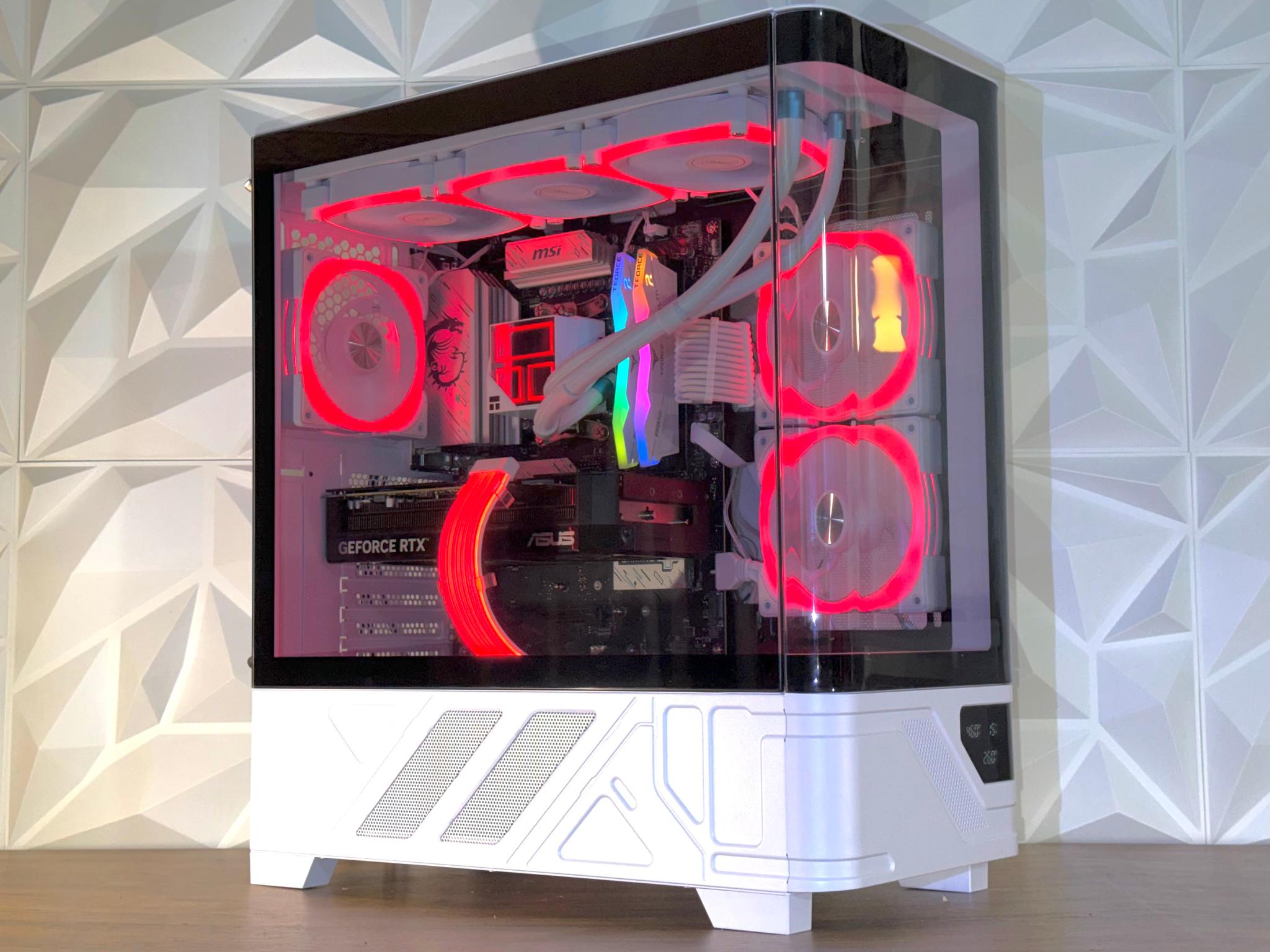 ❄️Ryzen 5 7600X3D + RTX 5070 | DDR5| 1TB SSD | Windows 11 Pro ❄️ “AURORA CUBE” LCD Showcase PC