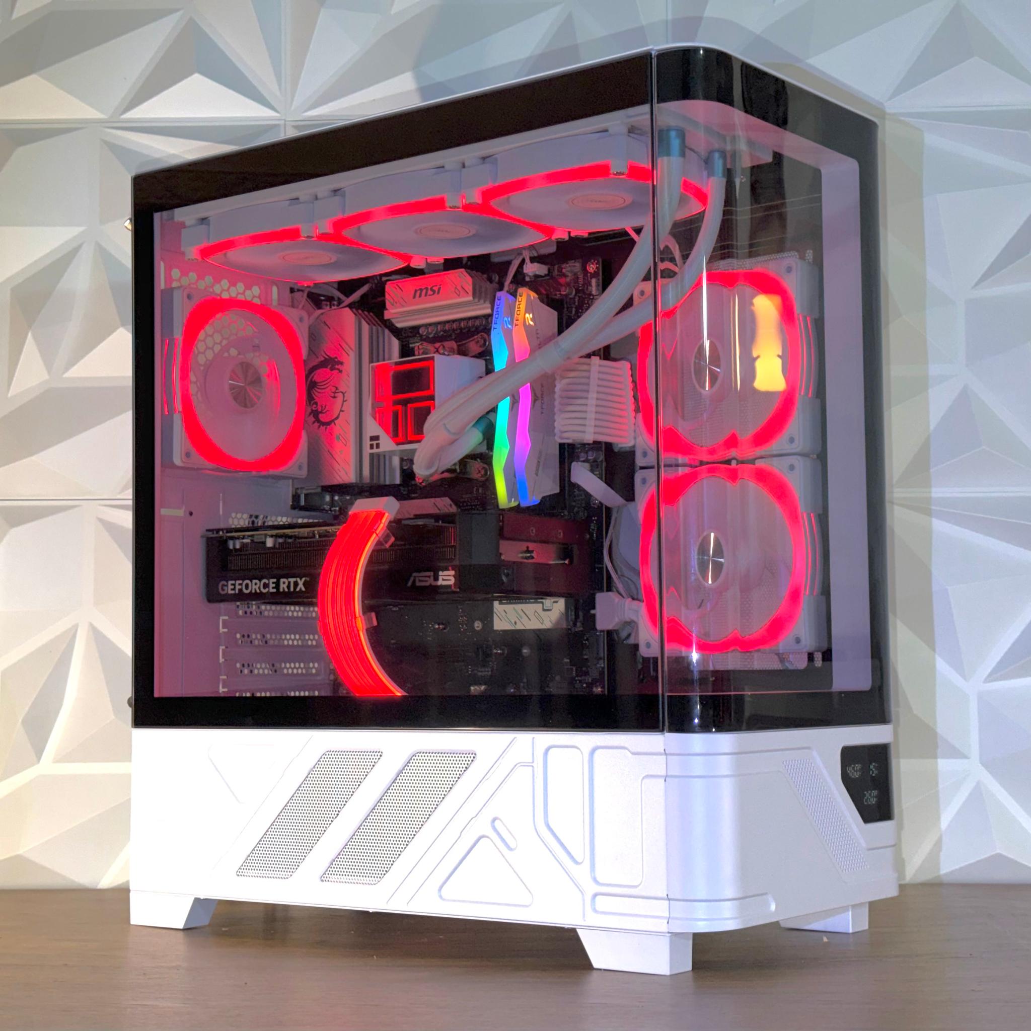 ❄️Ryzen 5 7600X3D + RTX 5070 | DDR5| 1TB SSD | Windows 11 Pro ❄️ “AURORA CUBE” LCD Showcase PC