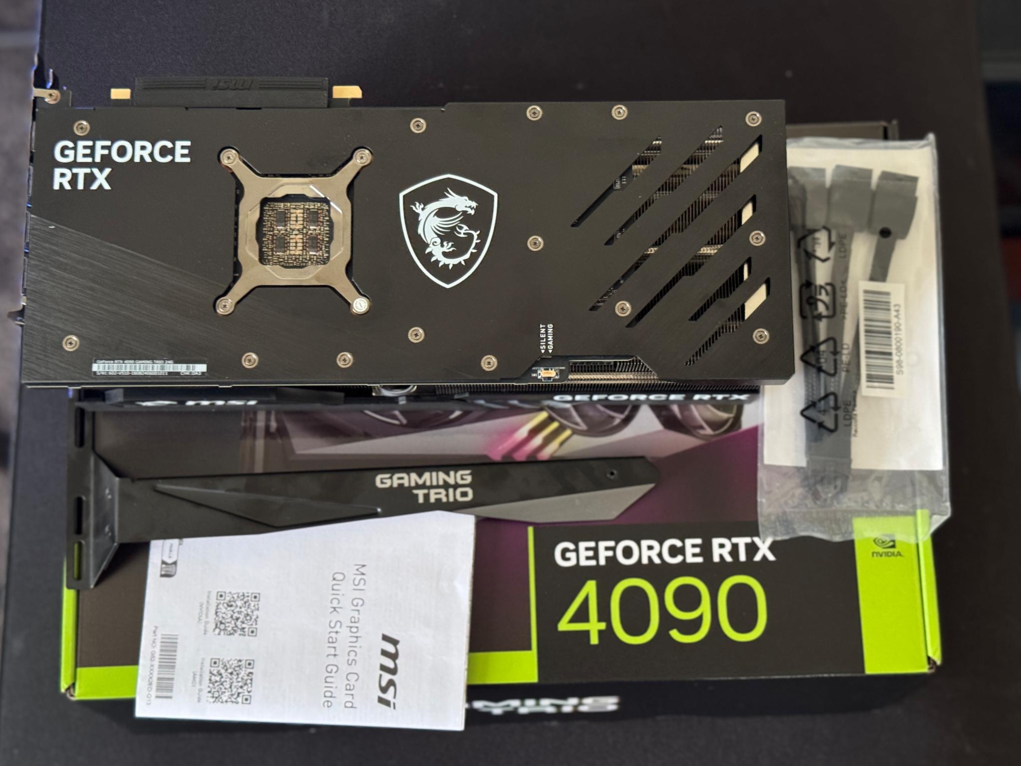 Geforce RTX 4090 msi Gaming Trio 24gb GDDR6X