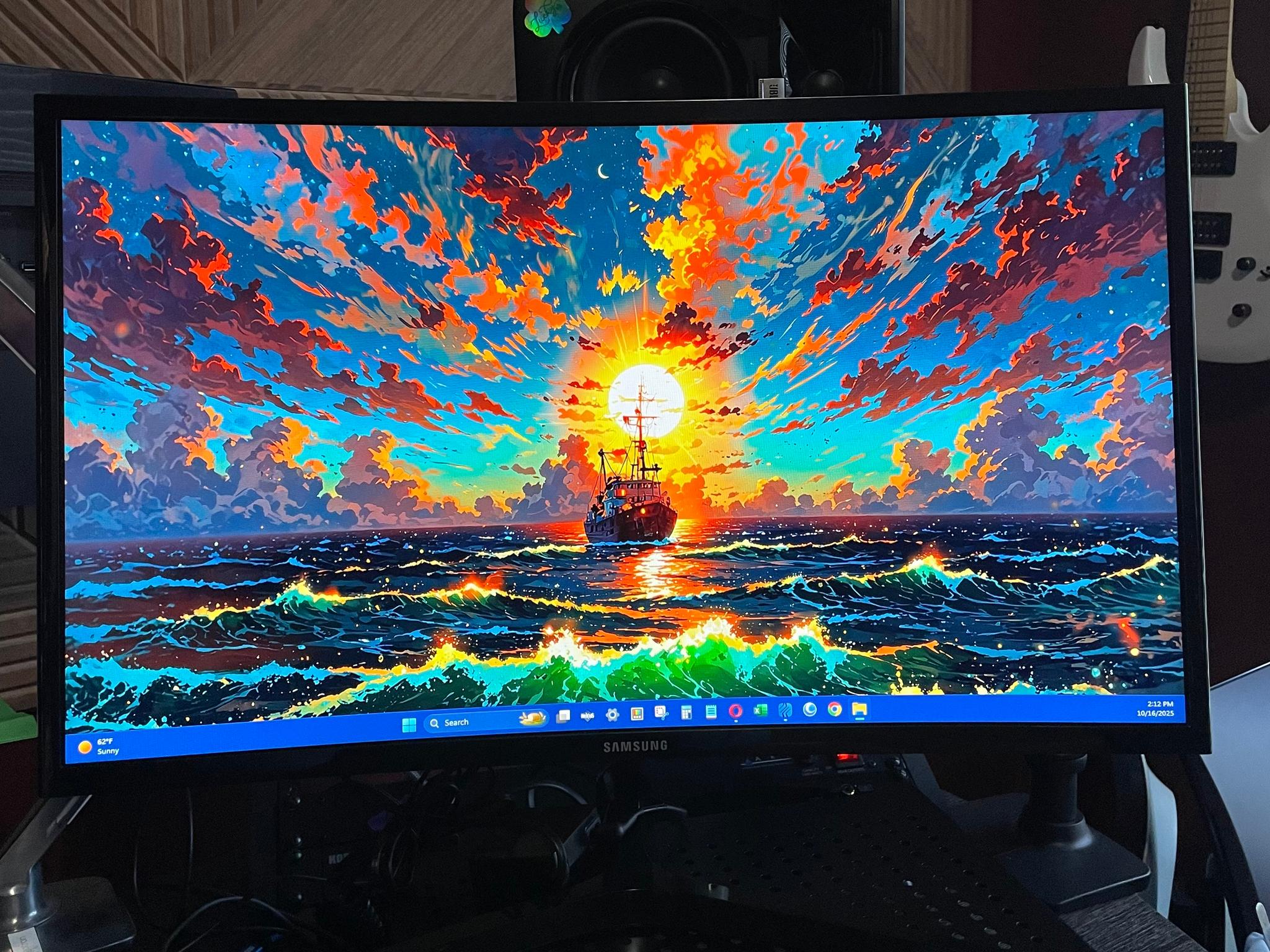 Samsung 27" Essential Curved Monitor (LC27F396FHNXZA)