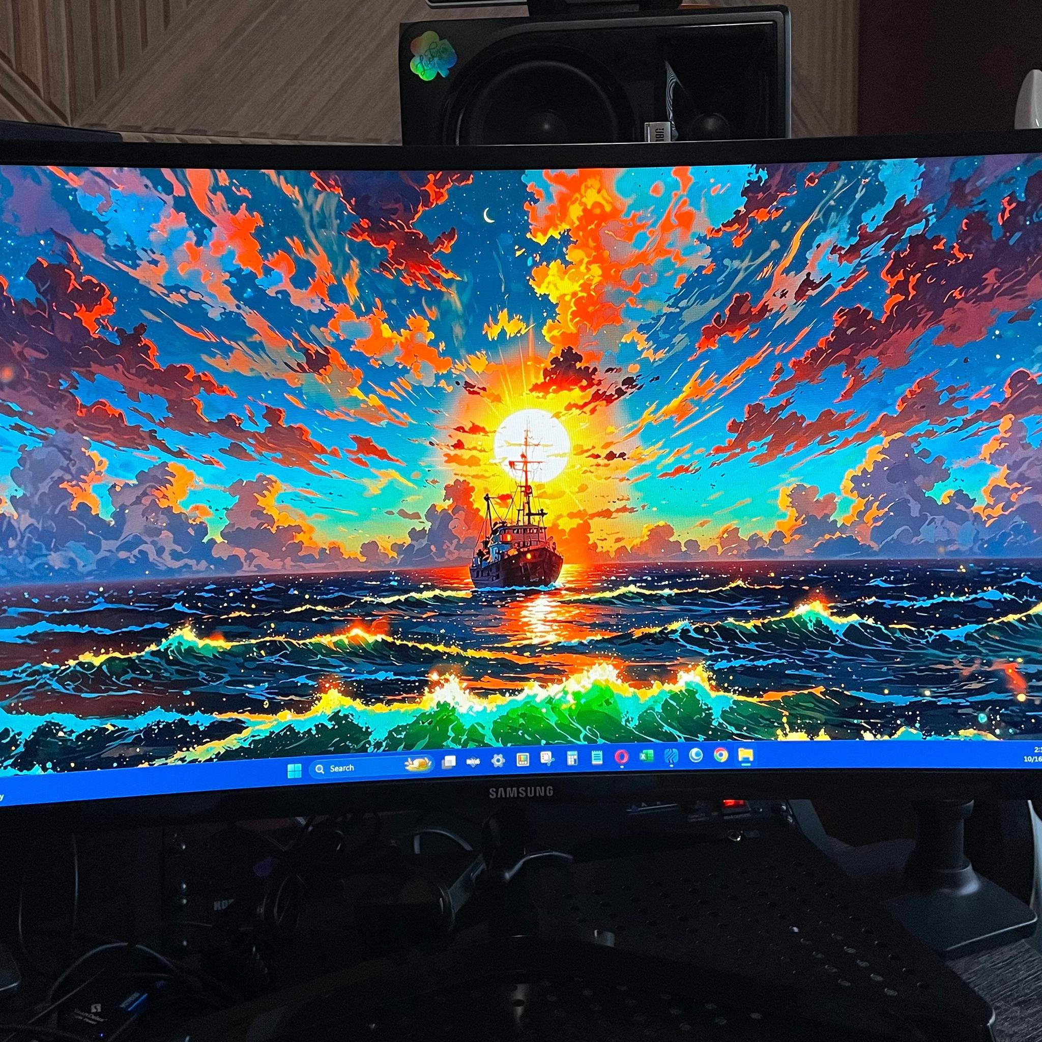 Samsung 27" Essential Curved Monitor (LC27F396FHNXZA)