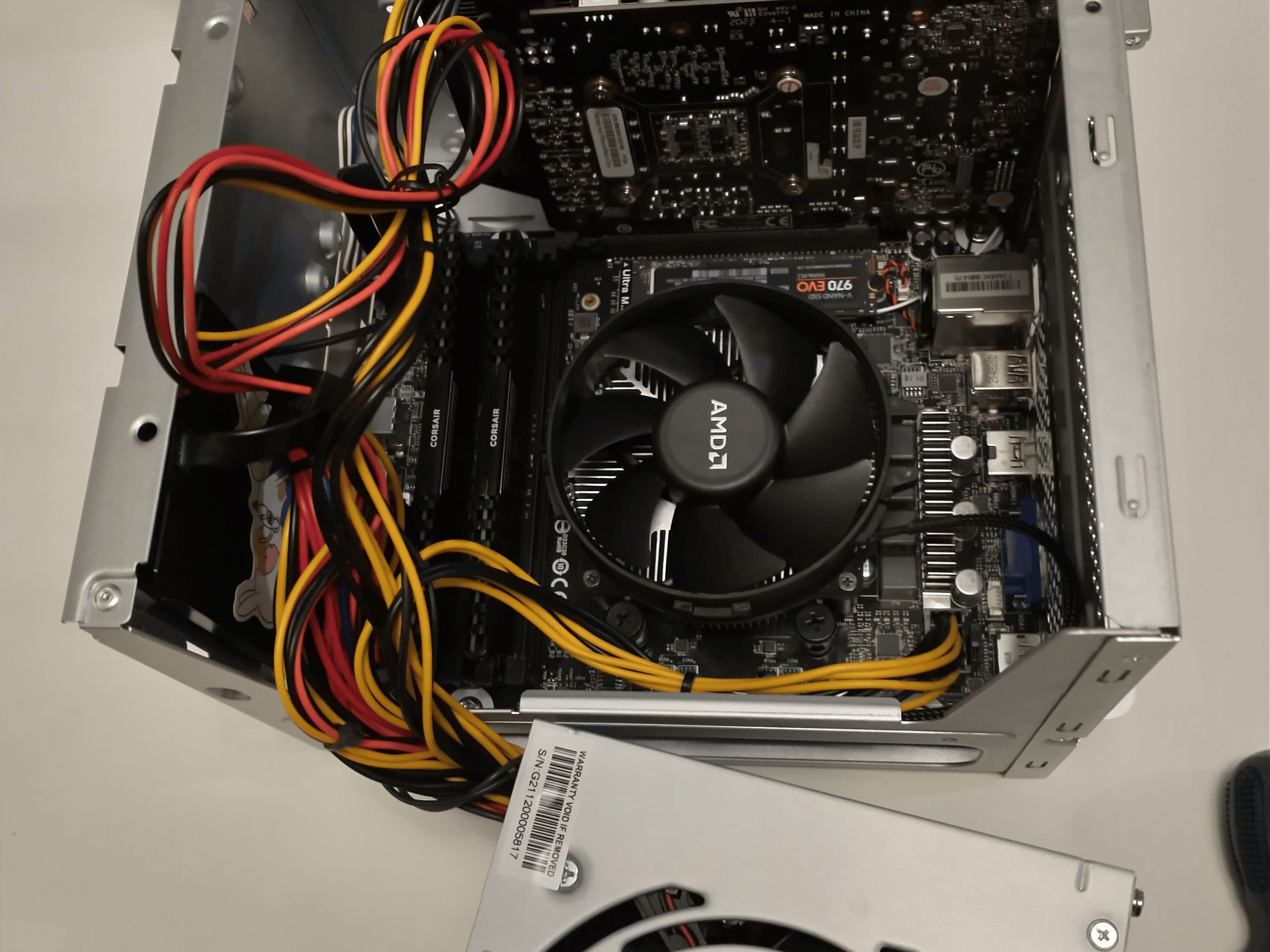 ASRock Deskmeet SFF PC, Ryzen 5 4650G, PNY GTX 1660, 16GB Corsair RAM, 500GB Nvme, 960GB SATA SSD