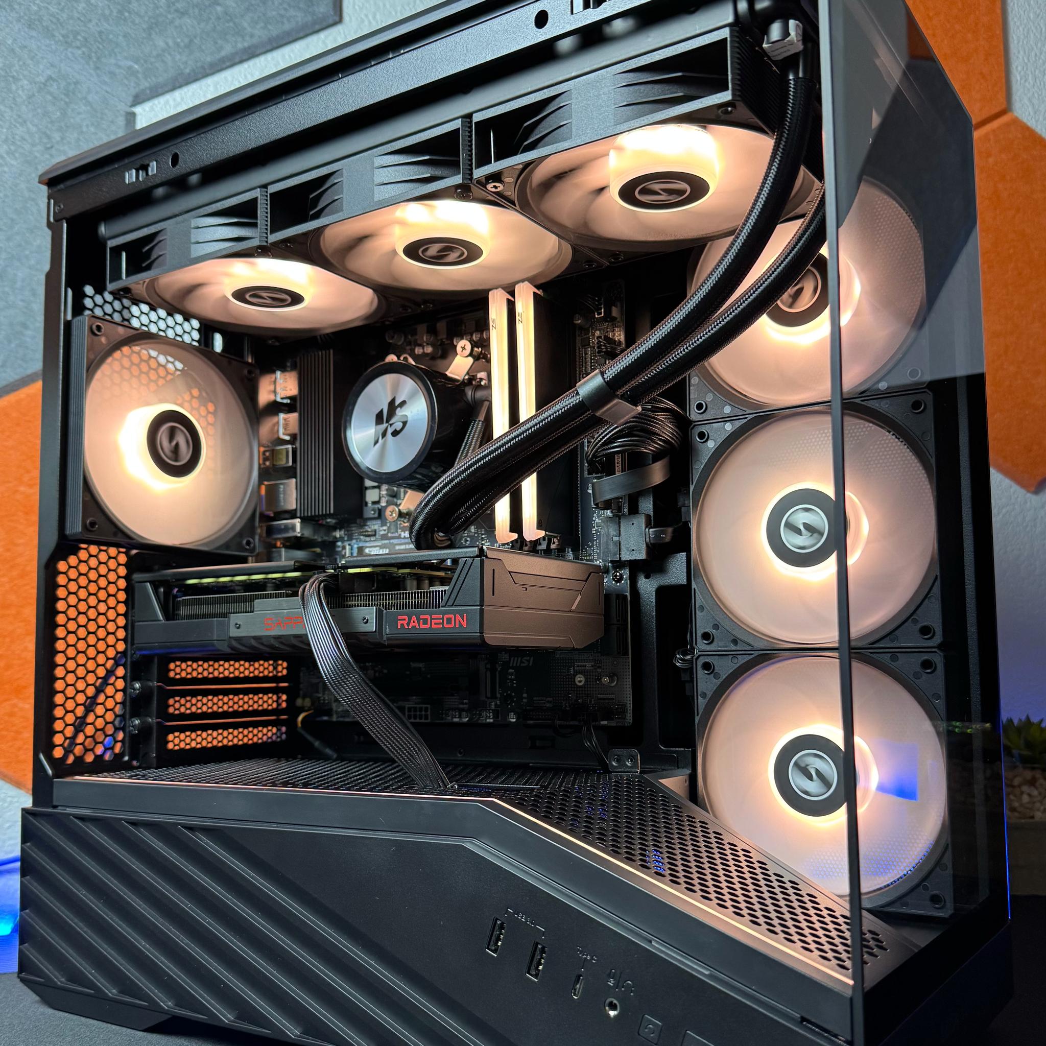 Custom Ryzen 5 7500X3D / RX 9060 XT 16g  Gaming PC Build