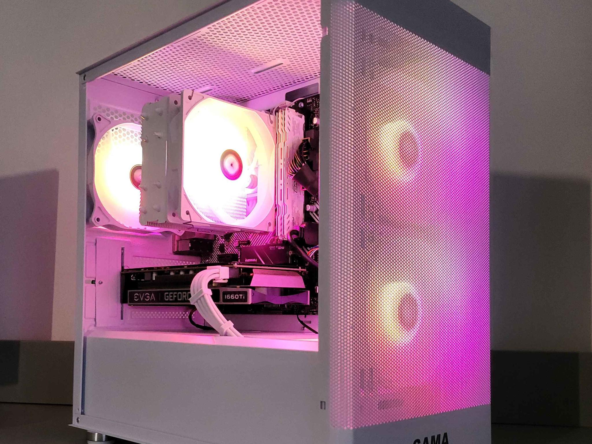 White Beauty! Workstation & Gaming PC | Ryzen 7 | 32GB RAM | 1TB | GTX 1660 Ti | Wi-Fi | Bluetooth