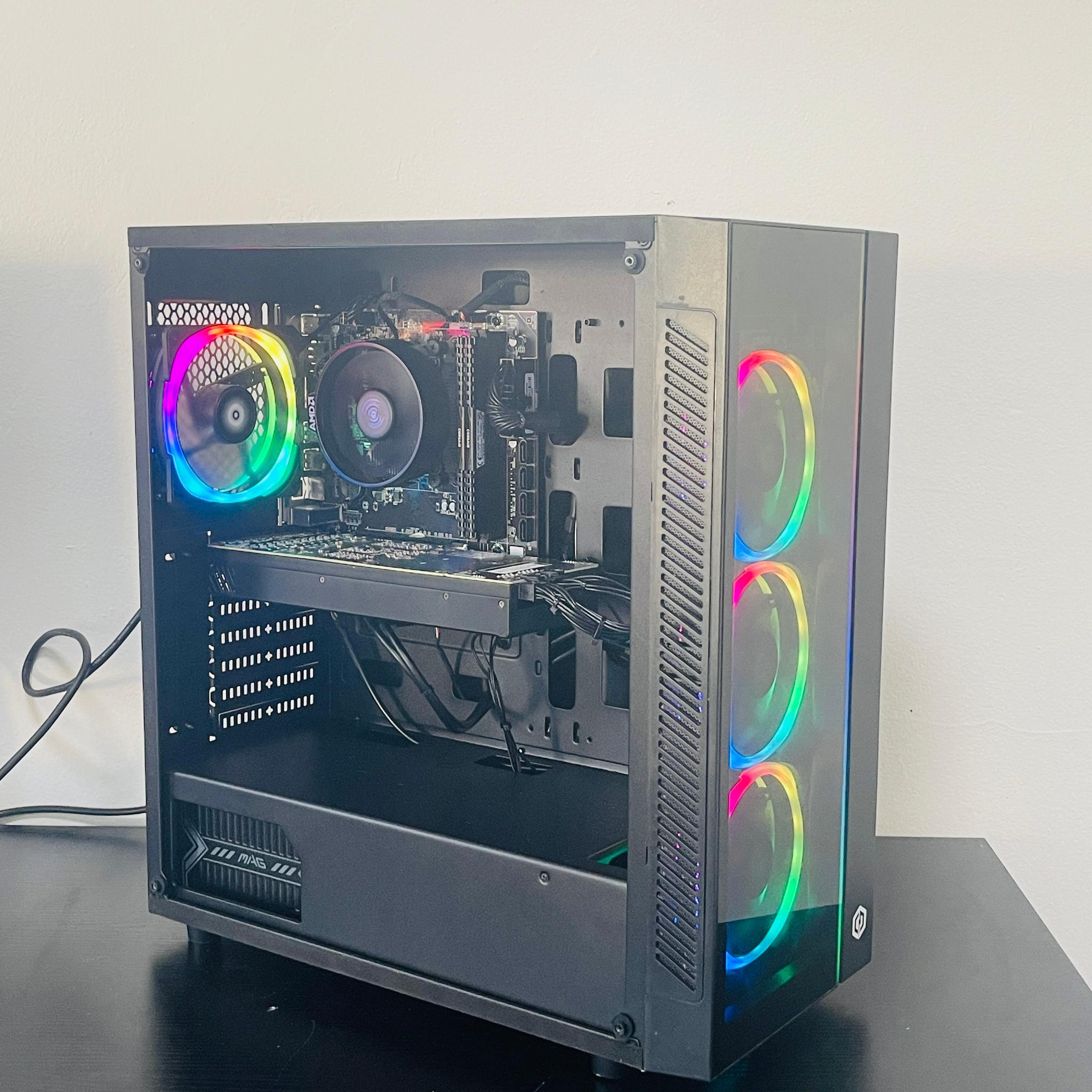 RTX 3070 8GB | Ryzen 5 5500 | 16GB DDR4 | 2TB HDD + 256GB NVME M2 SSD | Win 11 | Custom Gaming PC