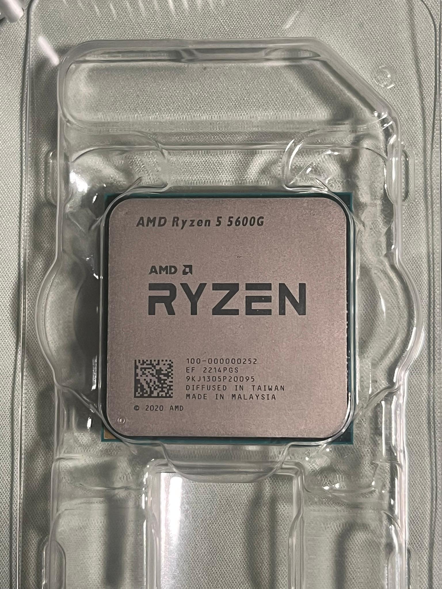 AMD Ryzen 5 5600G WITH COOLER