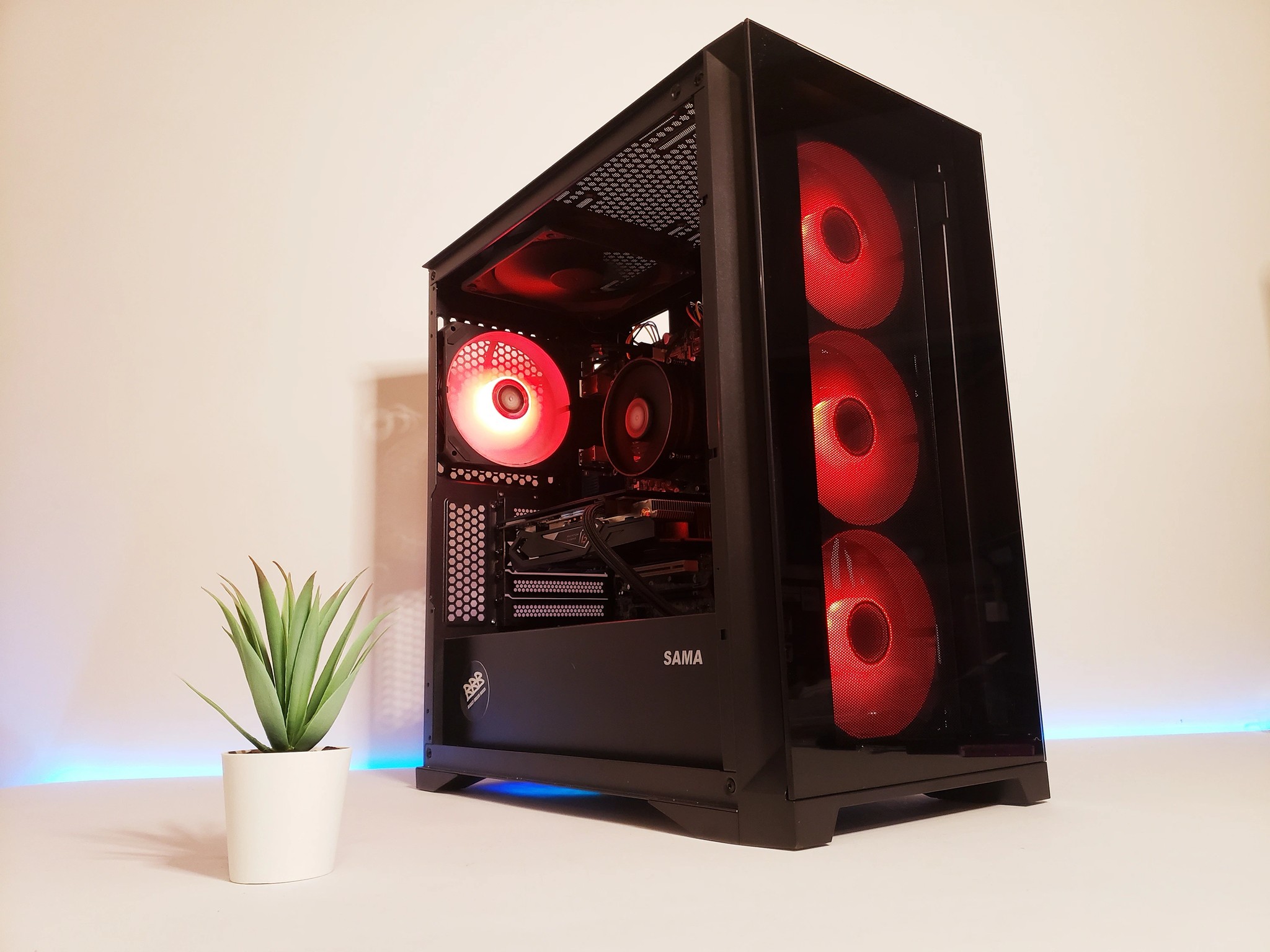 Budget Gaming PC | ⚙️RX570 | Changeable RGB Lighting ✨ |