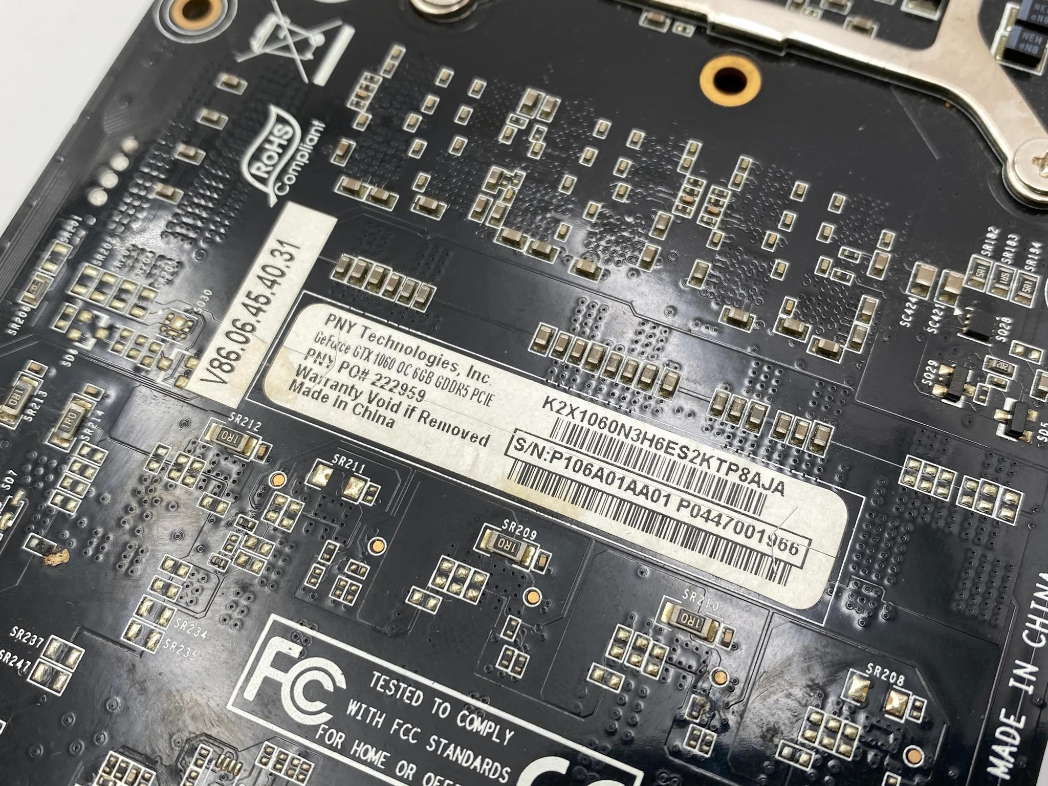 PNY GeForce GTX 1060 6GB GDDR5 Graphics Card
