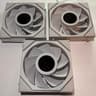 Lian Li UNI FAN TL LCD Reverse Blade 120mm Fans - 3 Pack White