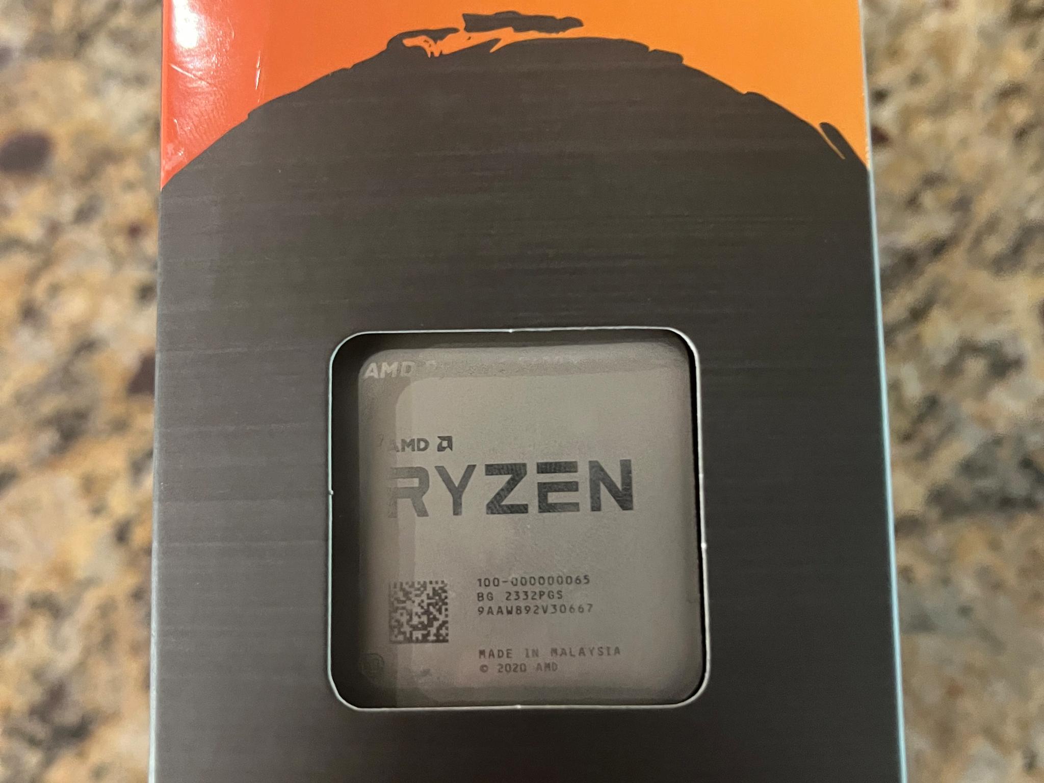 Ryzen 5 5600x with cooler and box