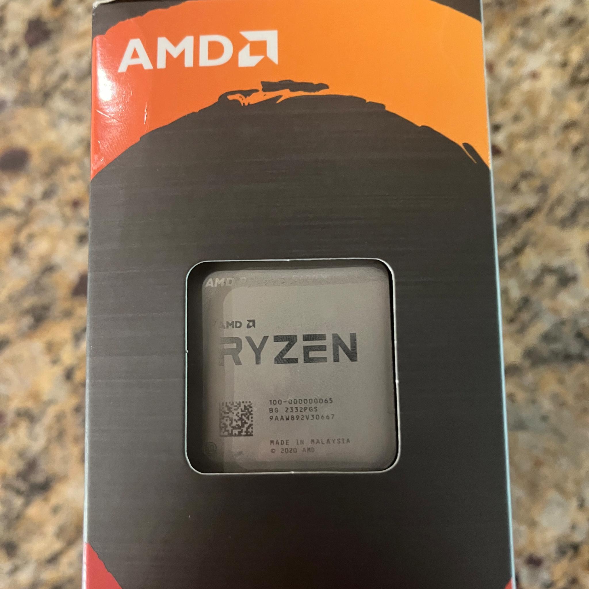 Ryzen 5 5600x with cooler and box