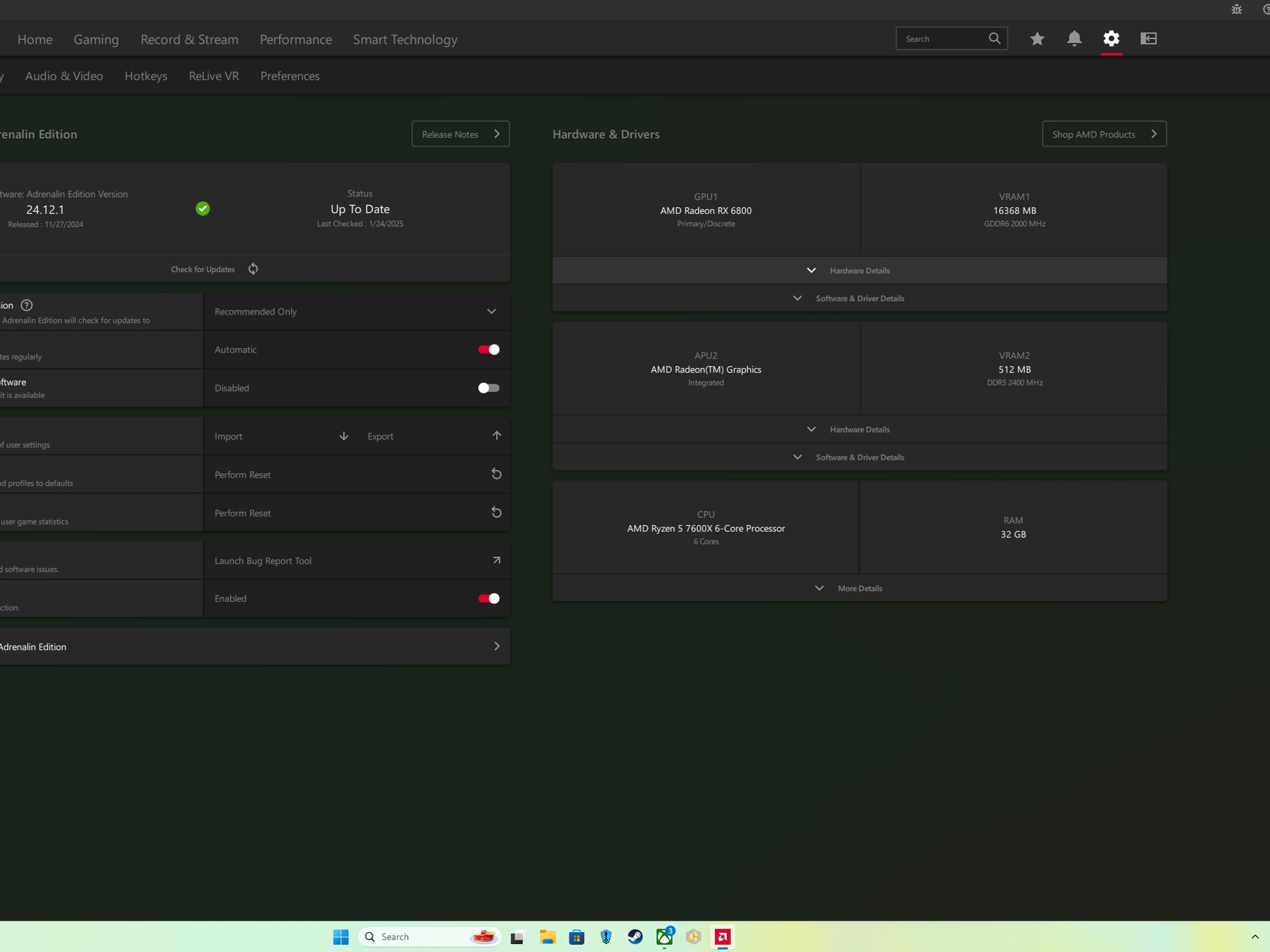 XFX SWFT 319 RX 6800 Graphics Card 16gb