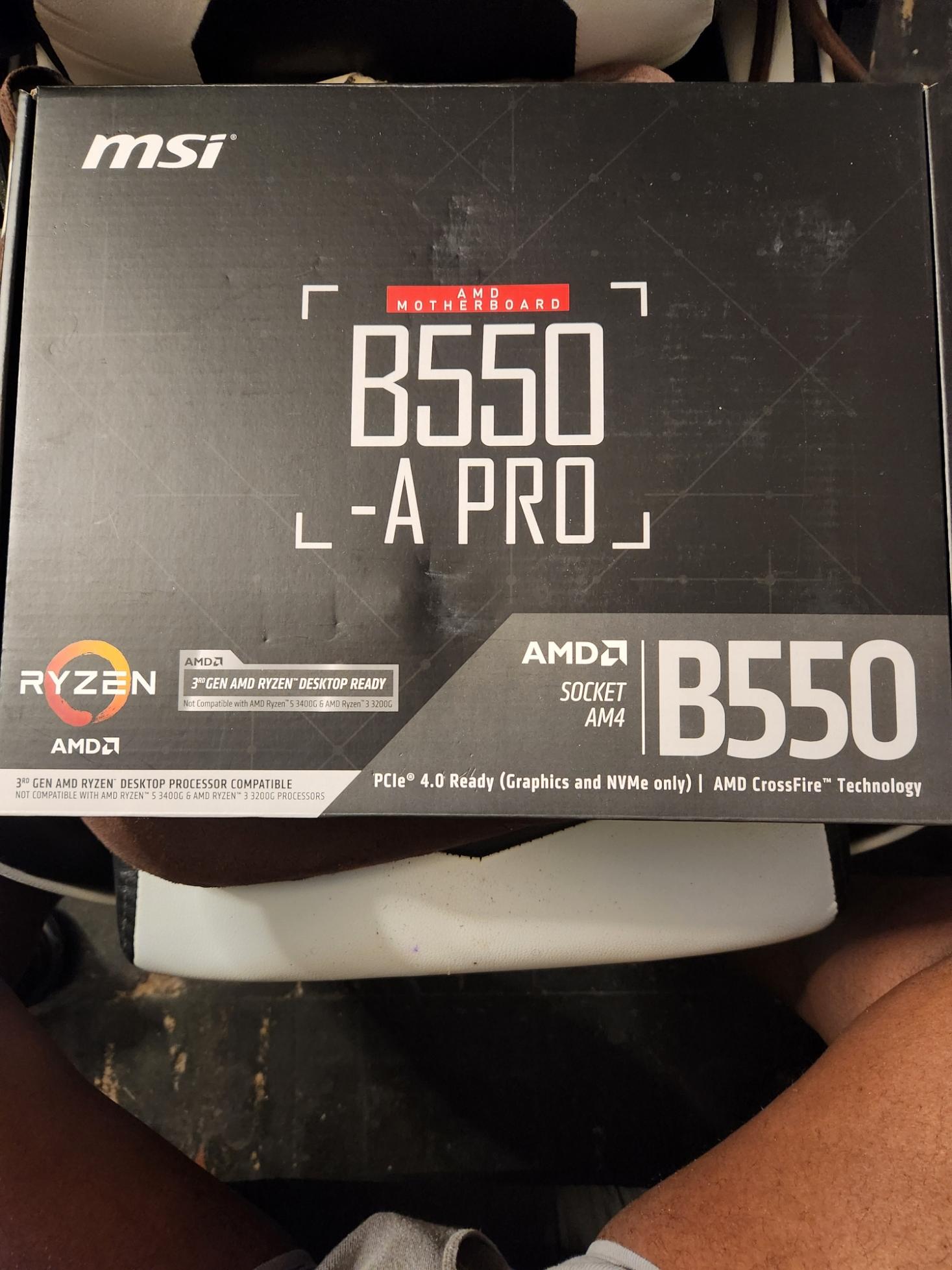 LIKE NEW B550-A PRO MOTHERBOARDS