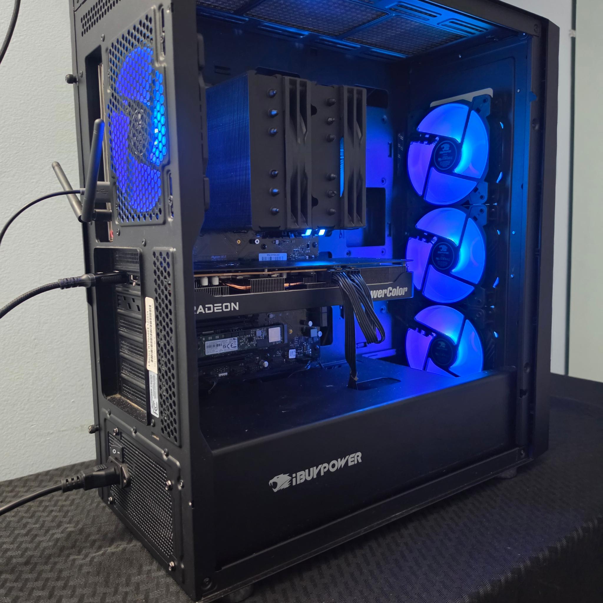 Gaming PC RX 9070 GRE-Intel Core I7-11700k-32GB DDR4 3600-1 TB NVME