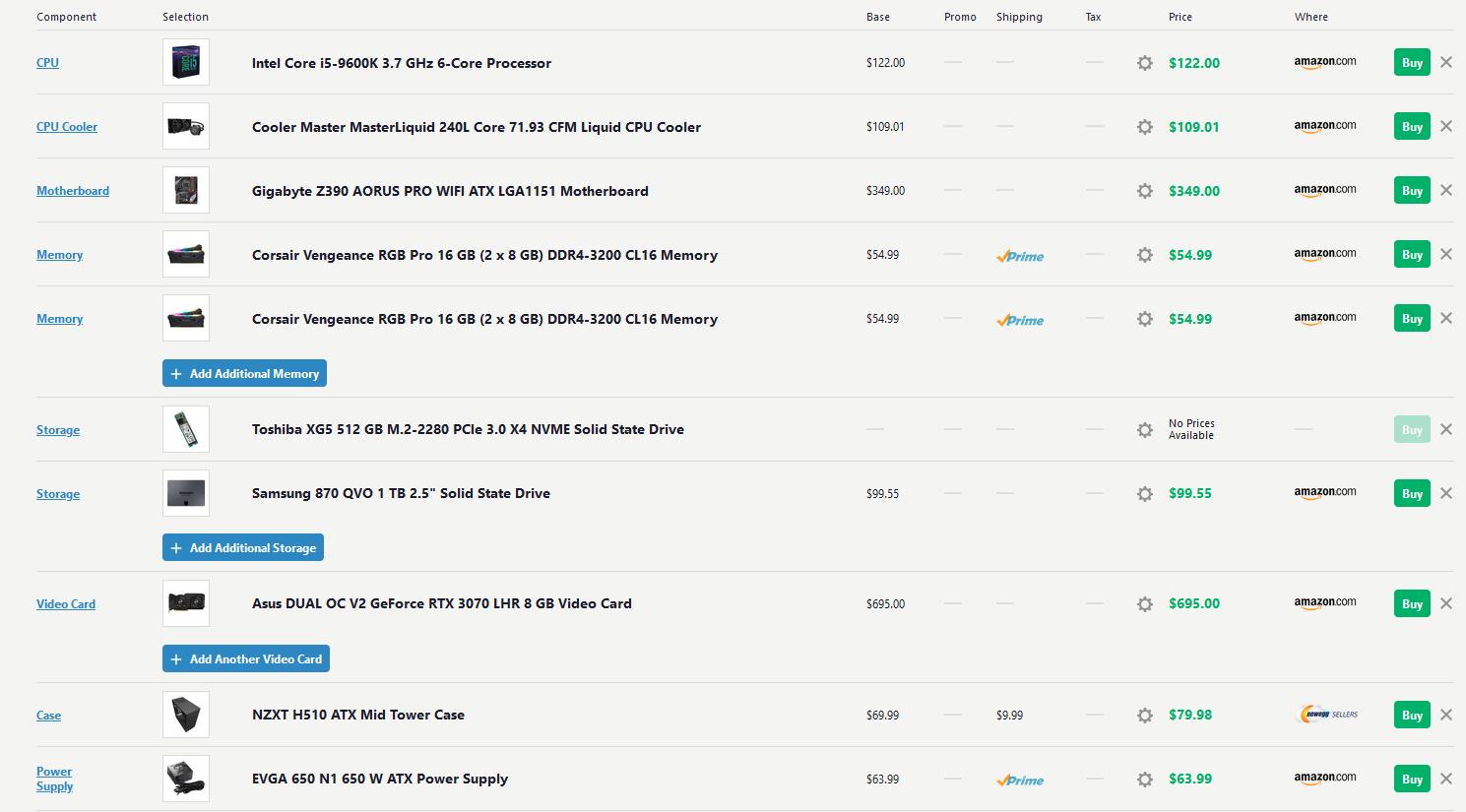 RTX 3070 Spec PC! *OFFERS OPEN*