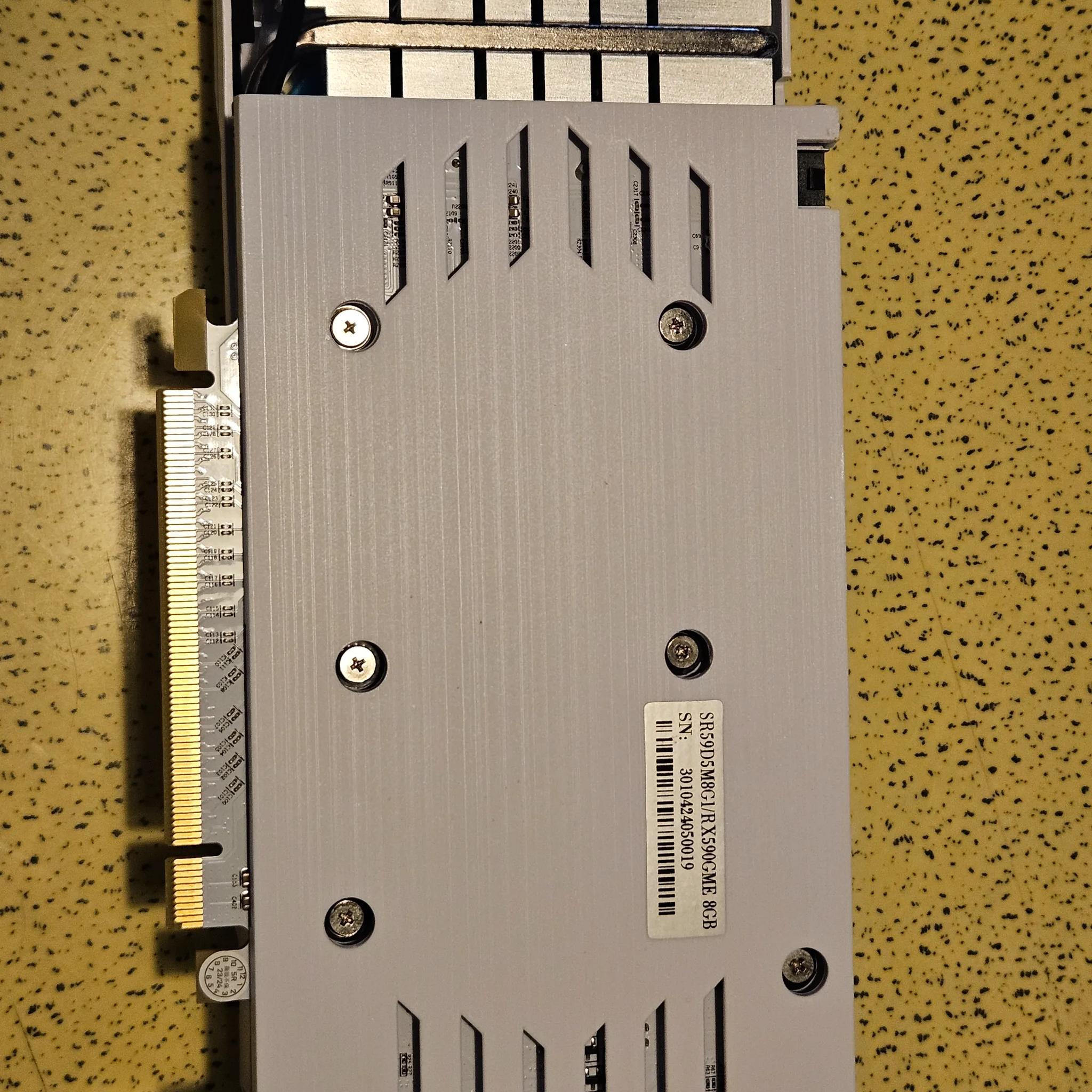 **For Sale** SRhonyra RX 590 GME 8GB White GPU