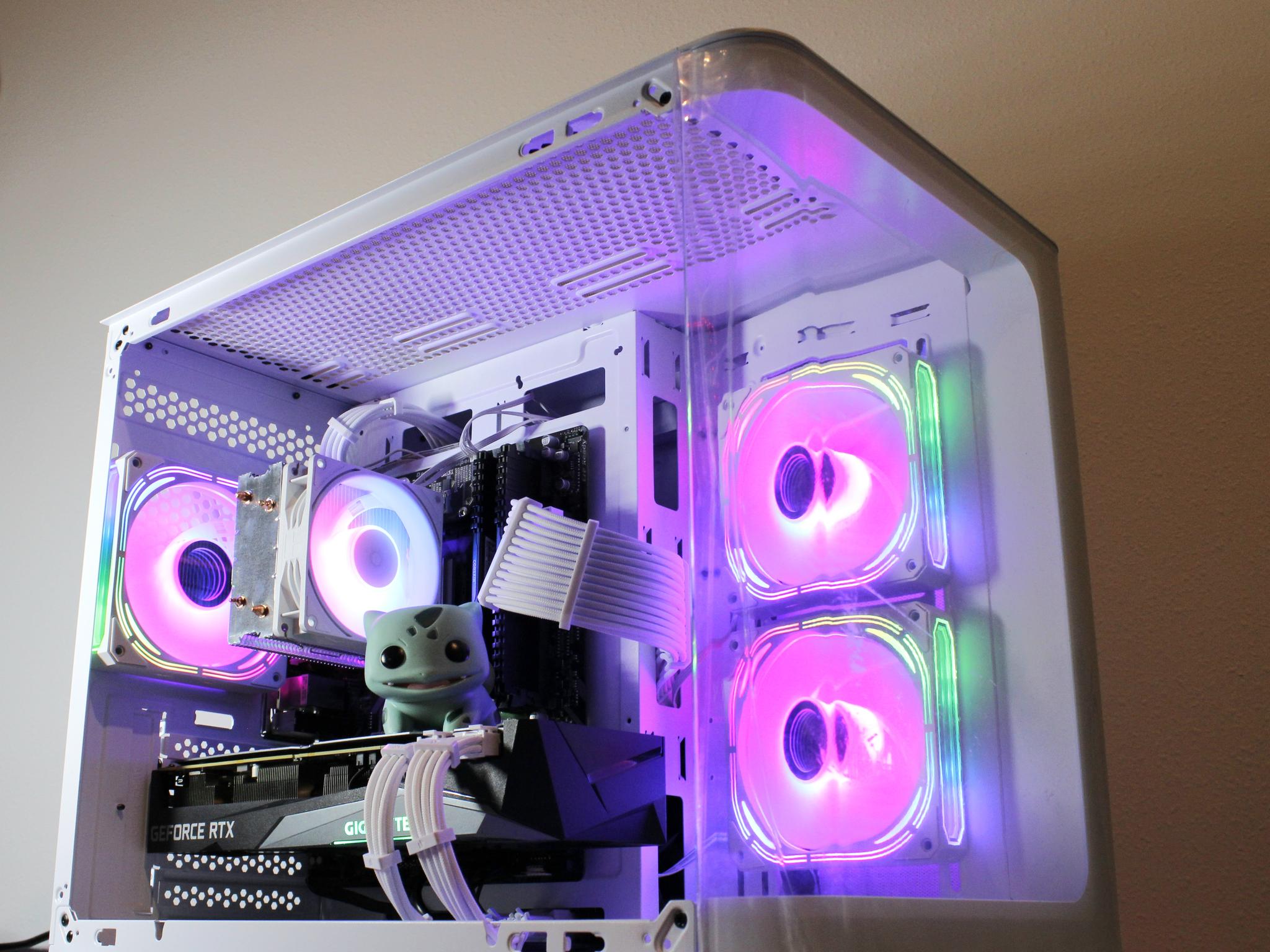 🐢🦖🌿Bulbasaur🌿🐢🦖 White Gaming PC [RTX 3060ti][32GB RAM]