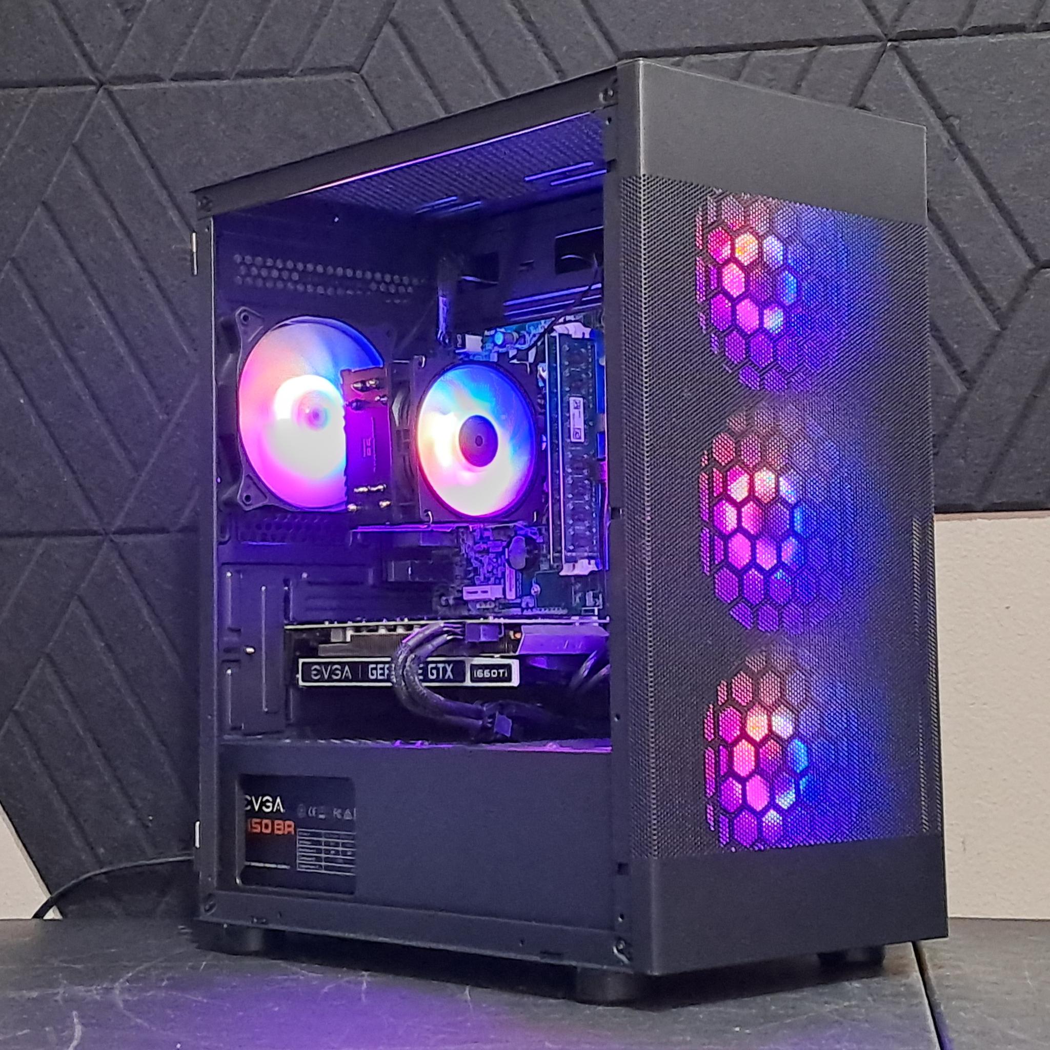 🟢Value 1080p Gamer!🟢i7-6700 | GTX 1660 Ti | 1TB SSD | Full W11 Support | WiFi!