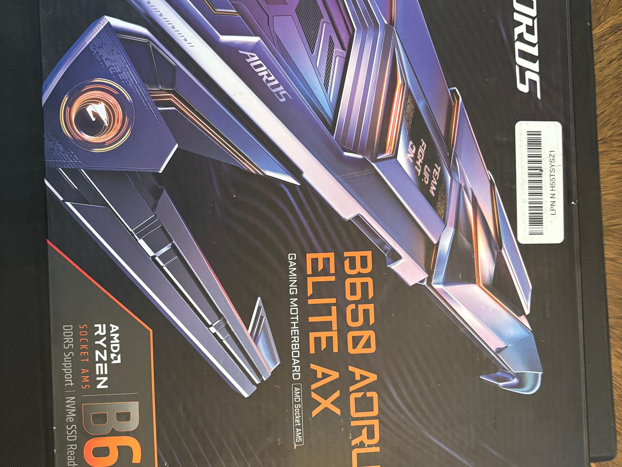 GIGABYTE B650 AORUS ELITE AX AM5 DDR5 ATX Gaming Motherboard Wi-Fi 6E HDMI
