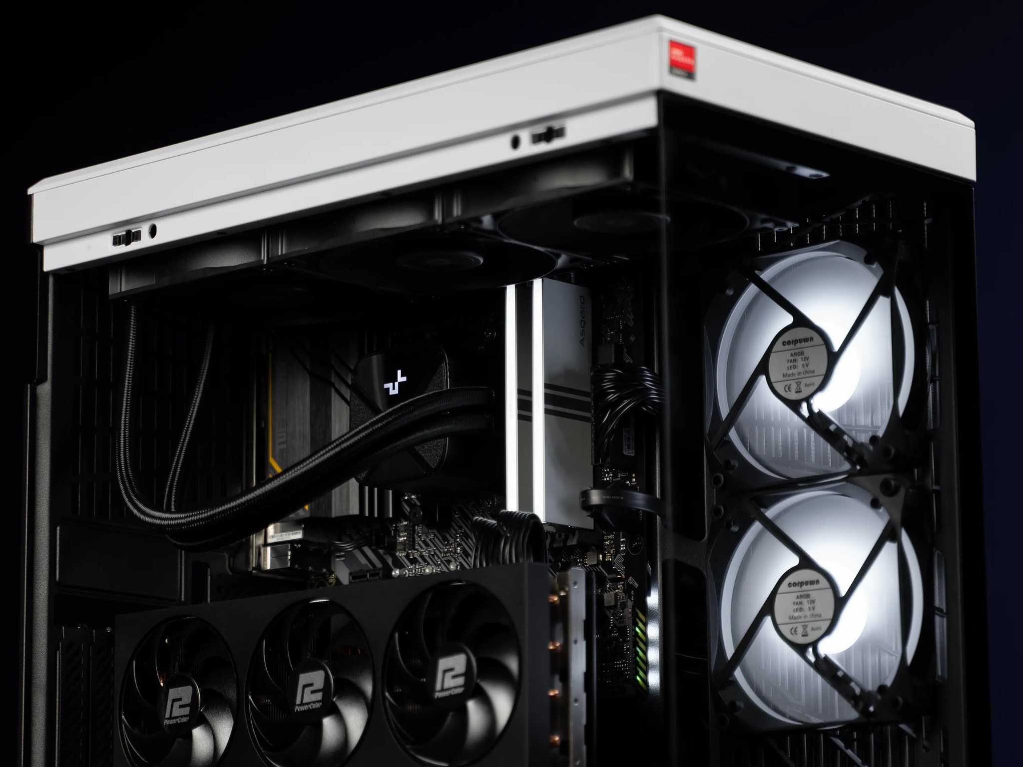 “Prebryte” RX 7700 XT Ryzen 7 32GB Windows 11 Pro 2TB Gaming PC Powerhouse