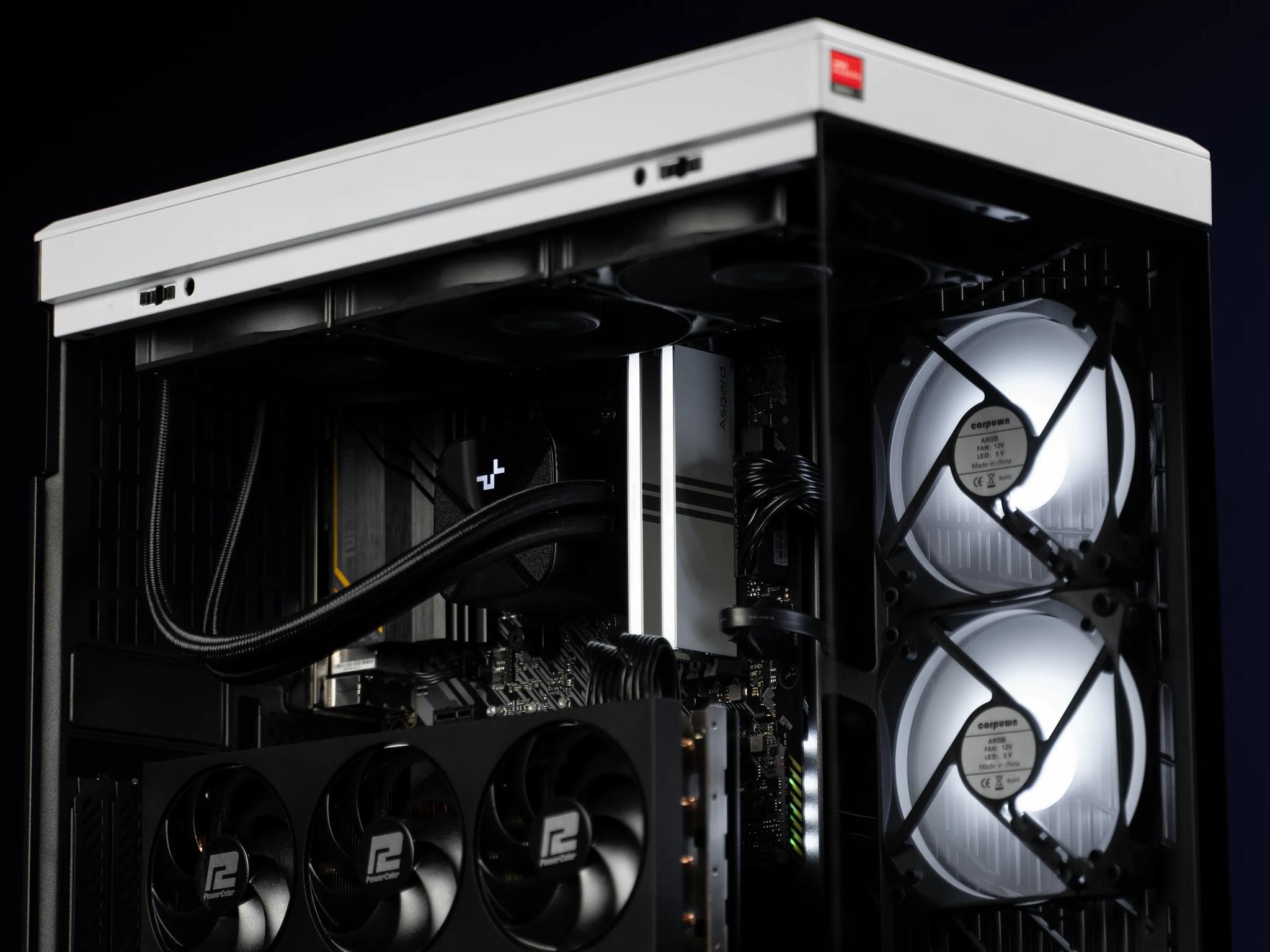 “Prebryte” RX 7700 XT Ryzen 7 32GB Windows 11 Pro 2TB Gaming PC Powerhouse