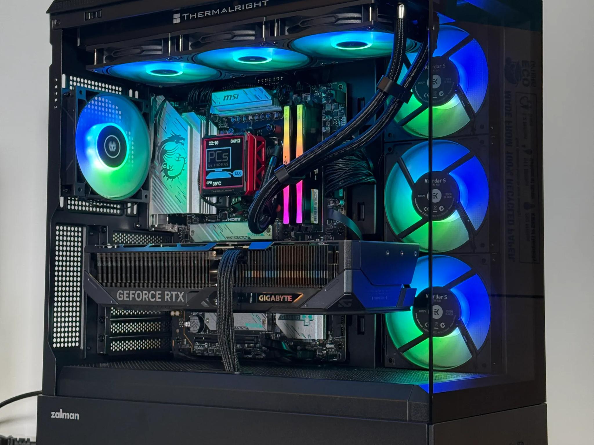 RTX 5090 Flagship Gaming PC Ryzen 9800x3d 64GB DDR5 4TB NVME